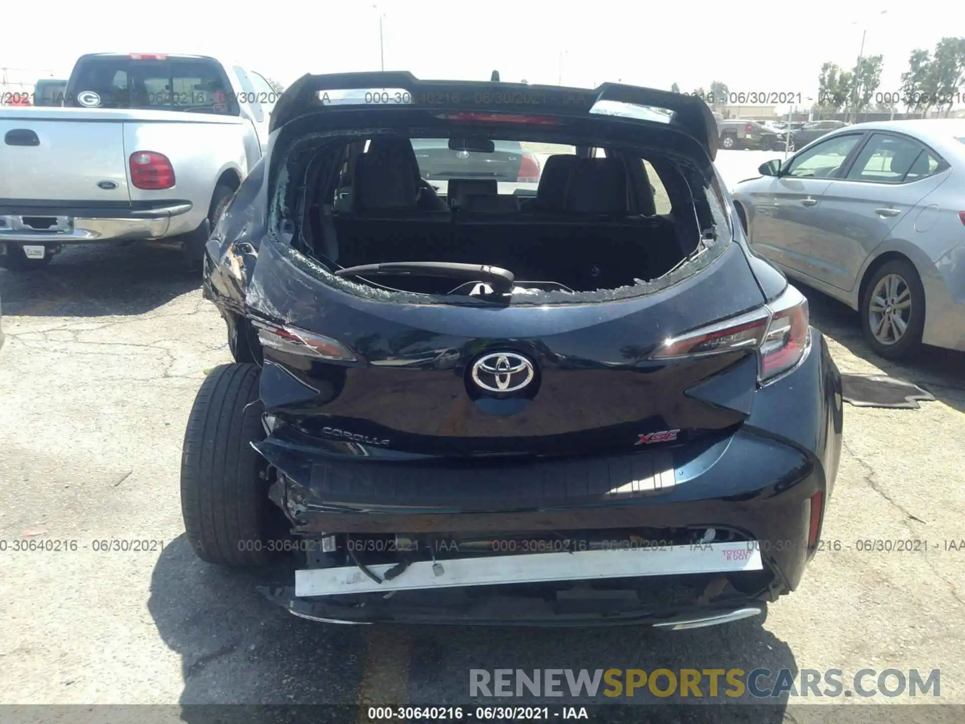 6 Photograph of a damaged car JTNK4RBE3K3054786 TOYOTA COROLLA HATCHBACK 2019