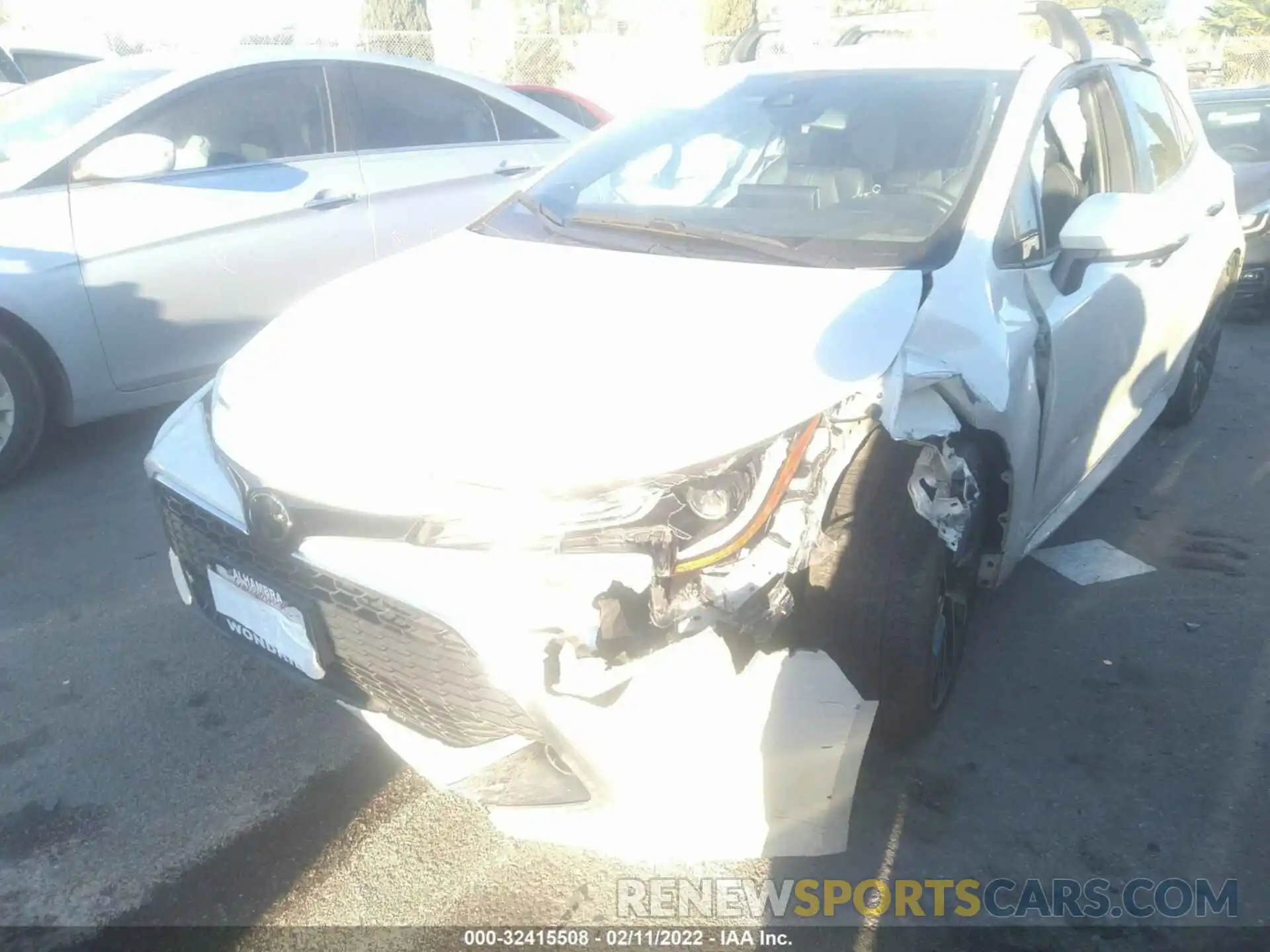 6 Photograph of a damaged car JTNK4RBE3K3063763 TOYOTA COROLLA HATCHBACK 2019