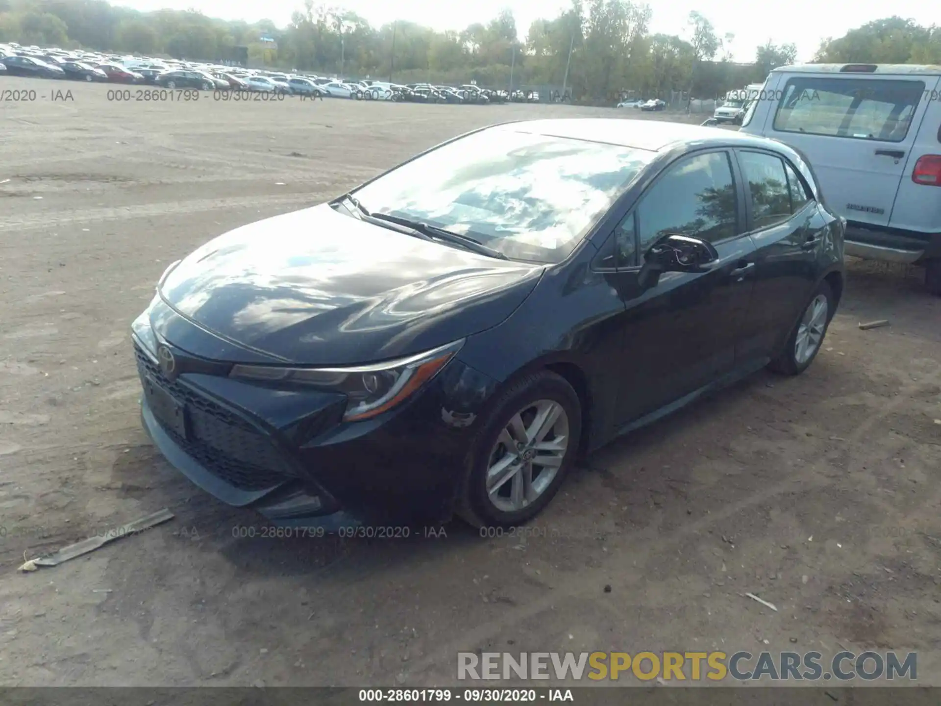 2 Photograph of a damaged car JTNK4RBE3K3066291 TOYOTA COROLLA HATCHBACK 2019