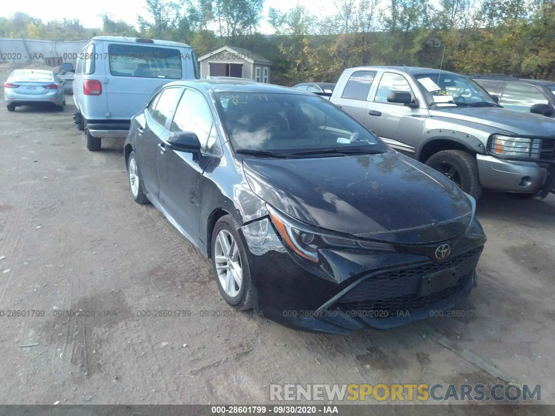 6 Photograph of a damaged car JTNK4RBE3K3066291 TOYOTA COROLLA HATCHBACK 2019