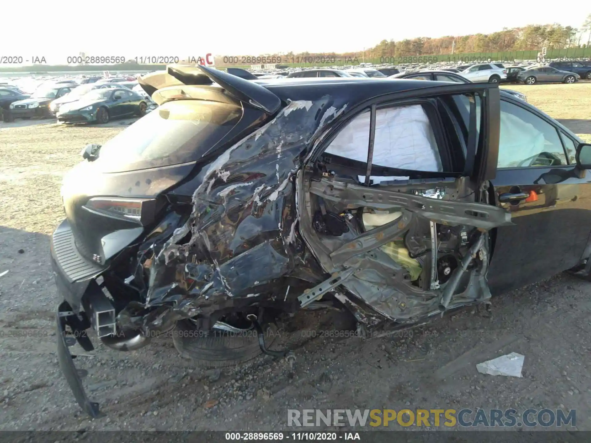 6 Фотография поврежденного автомобиля JTNK4RBE3K3069238 TOYOTA COROLLA HATCHBACK 2019
