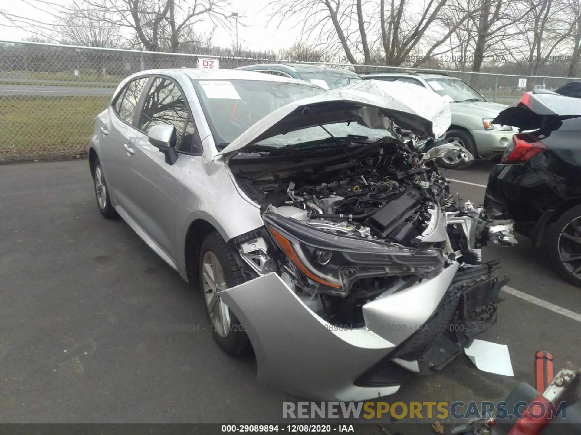 1 Photograph of a damaged car JTNK4RBE3K3070003 TOYOTA COROLLA HATCHBACK 2019