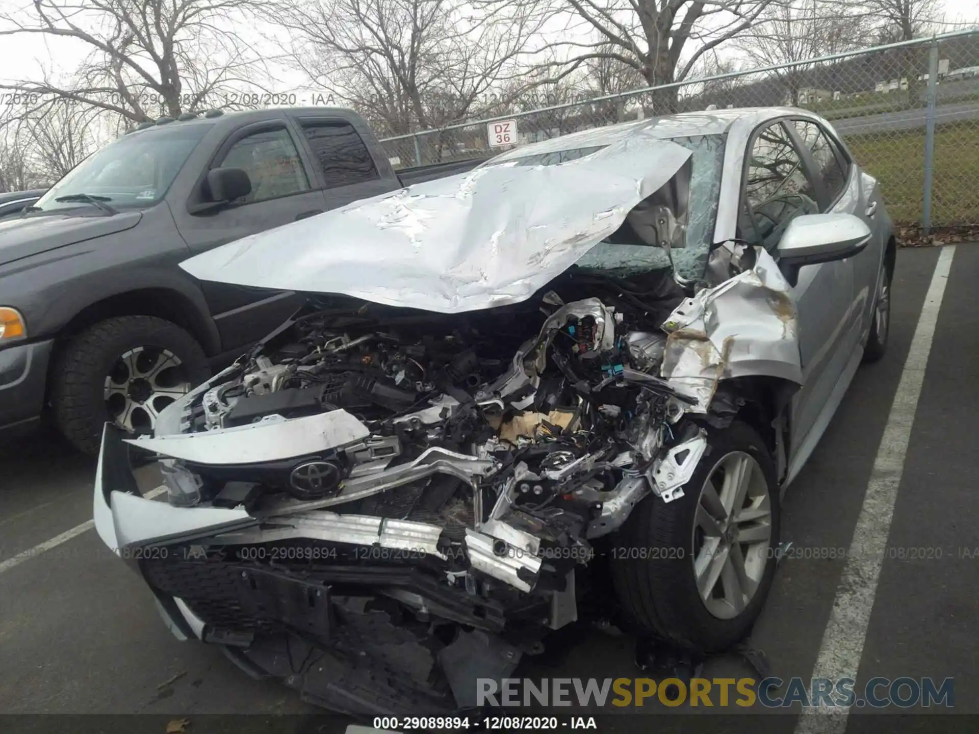 2 Photograph of a damaged car JTNK4RBE3K3070003 TOYOTA COROLLA HATCHBACK 2019