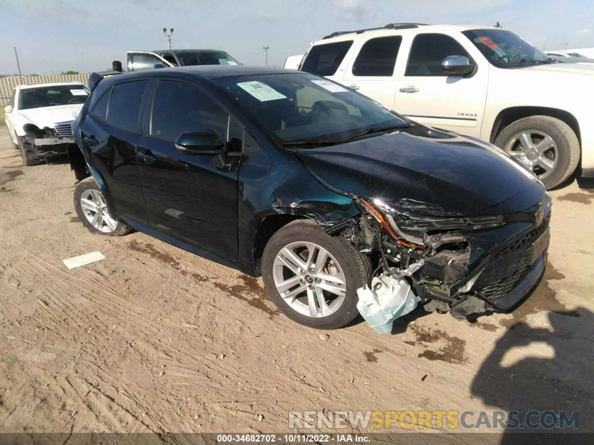 1 Photograph of a damaged car JTNK4RBE3K3072981 TOYOTA COROLLA HATCHBACK 2019