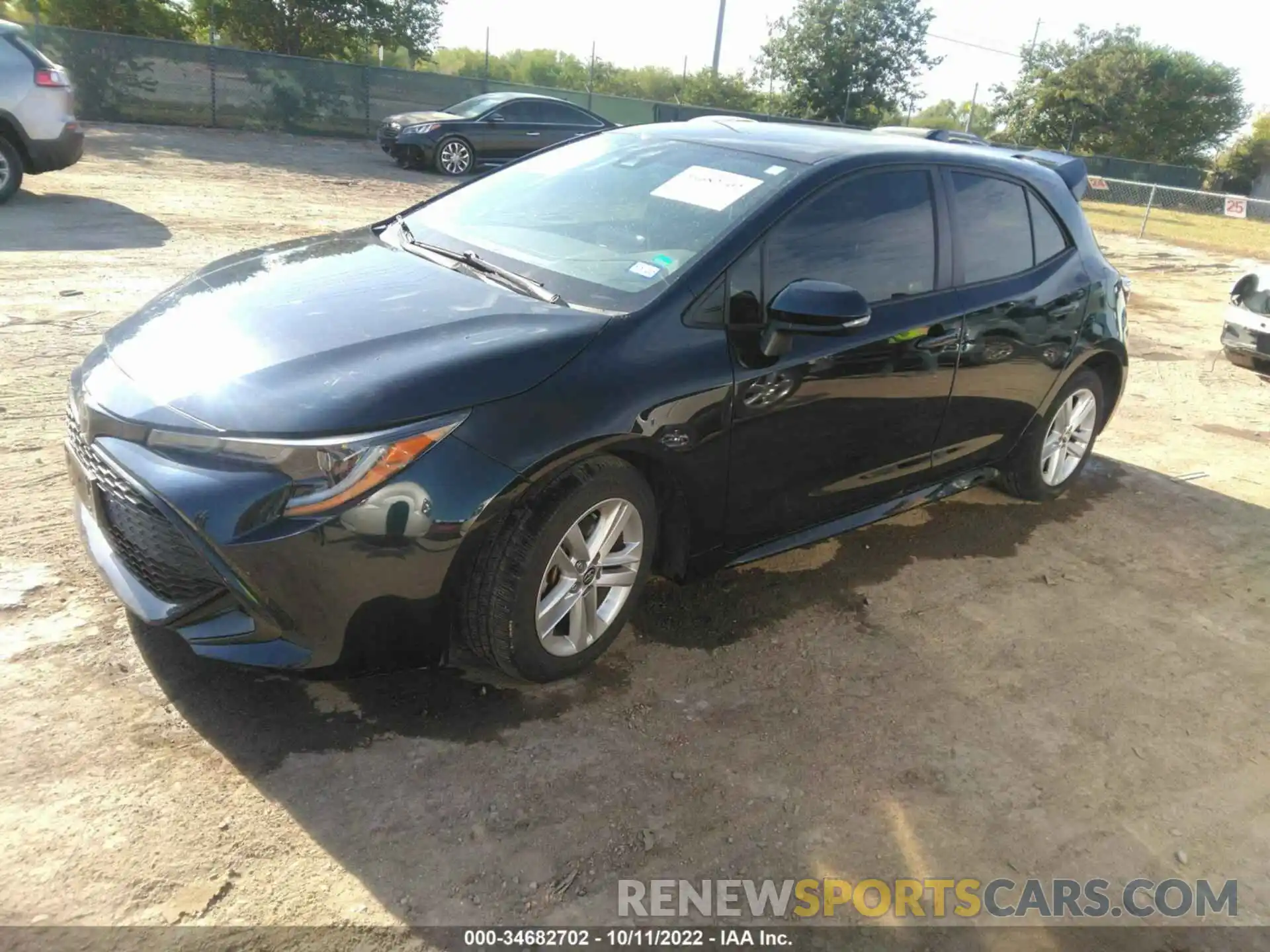 2 Photograph of a damaged car JTNK4RBE3K3072981 TOYOTA COROLLA HATCHBACK 2019