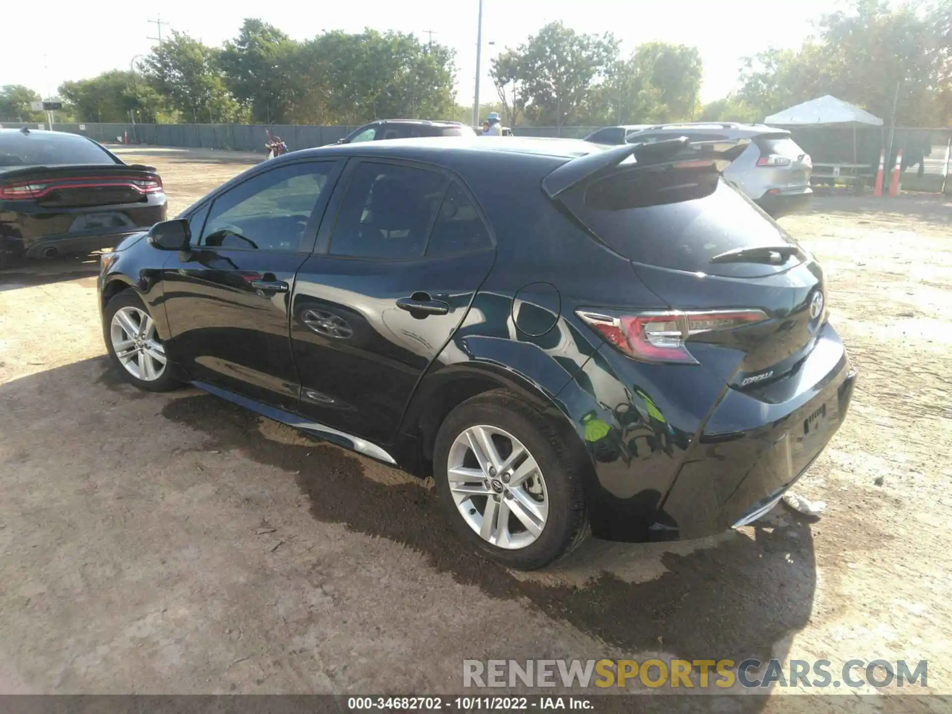 3 Photograph of a damaged car JTNK4RBE3K3072981 TOYOTA COROLLA HATCHBACK 2019