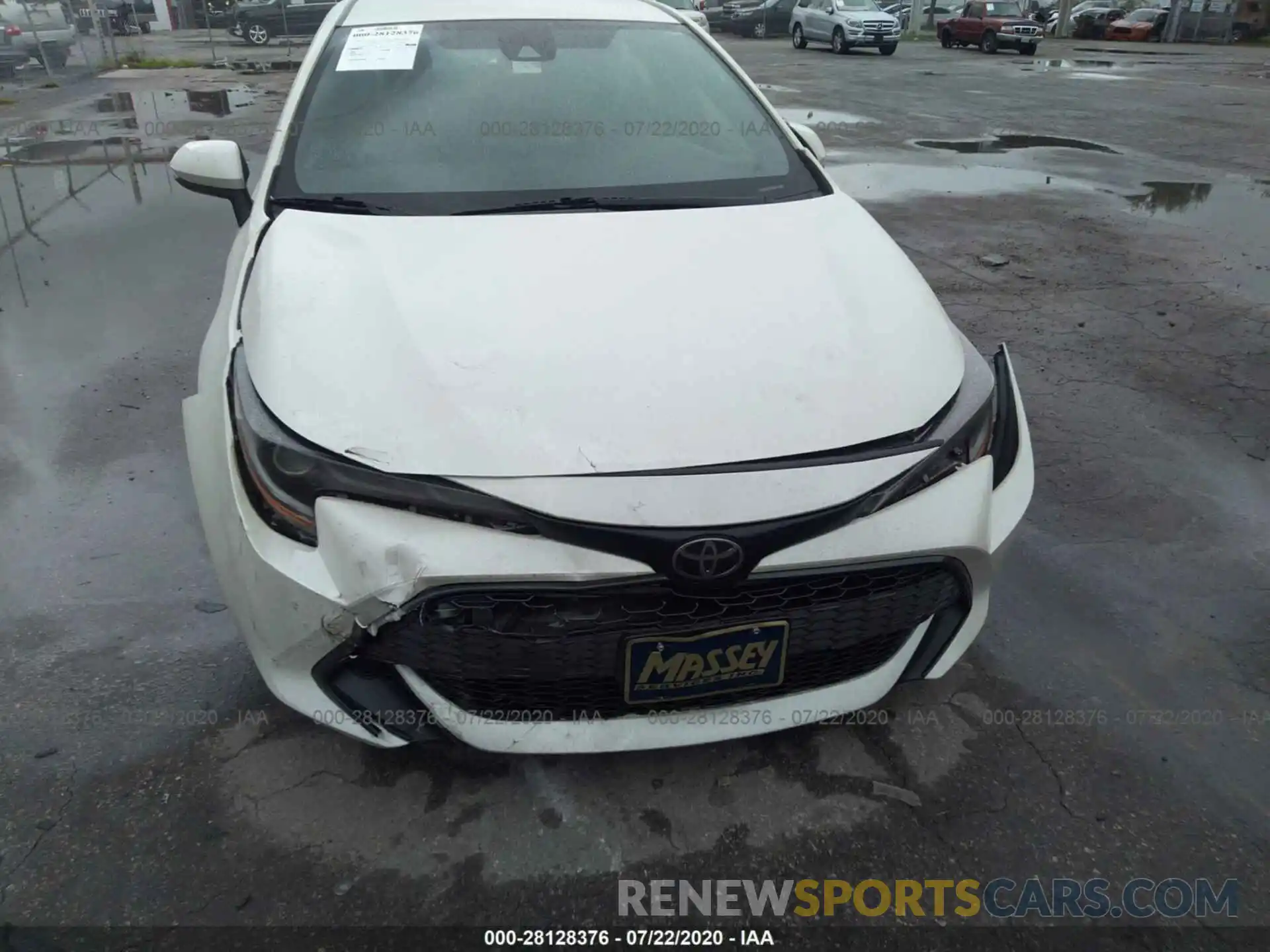 6 Photograph of a damaged car JTNK4RBE4K3000719 TOYOTA COROLLA HATCHBACK 2019