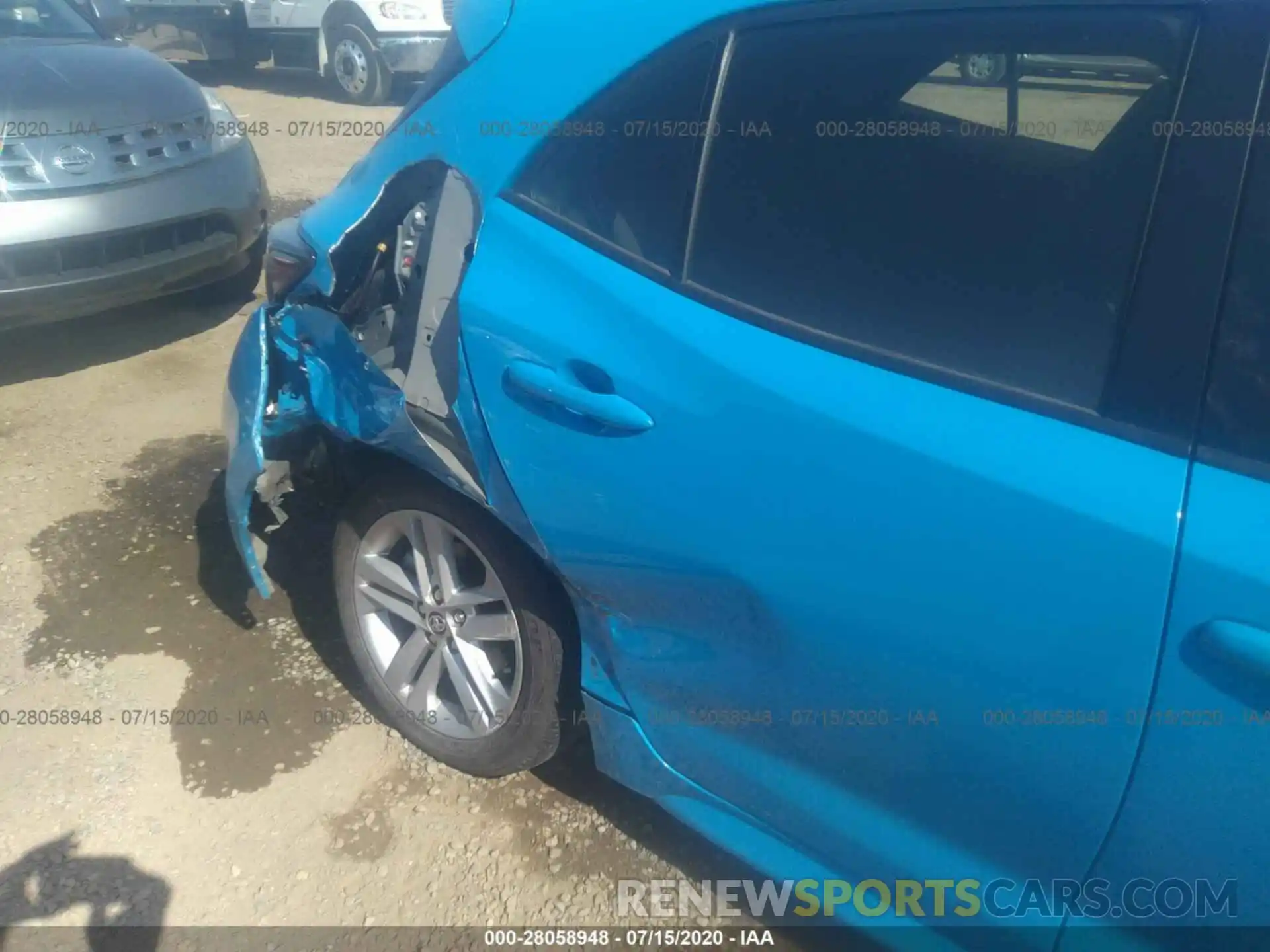 6 Photograph of a damaged car JTNK4RBE4K3001191 TOYOTA COROLLA HATCHBACK 2019