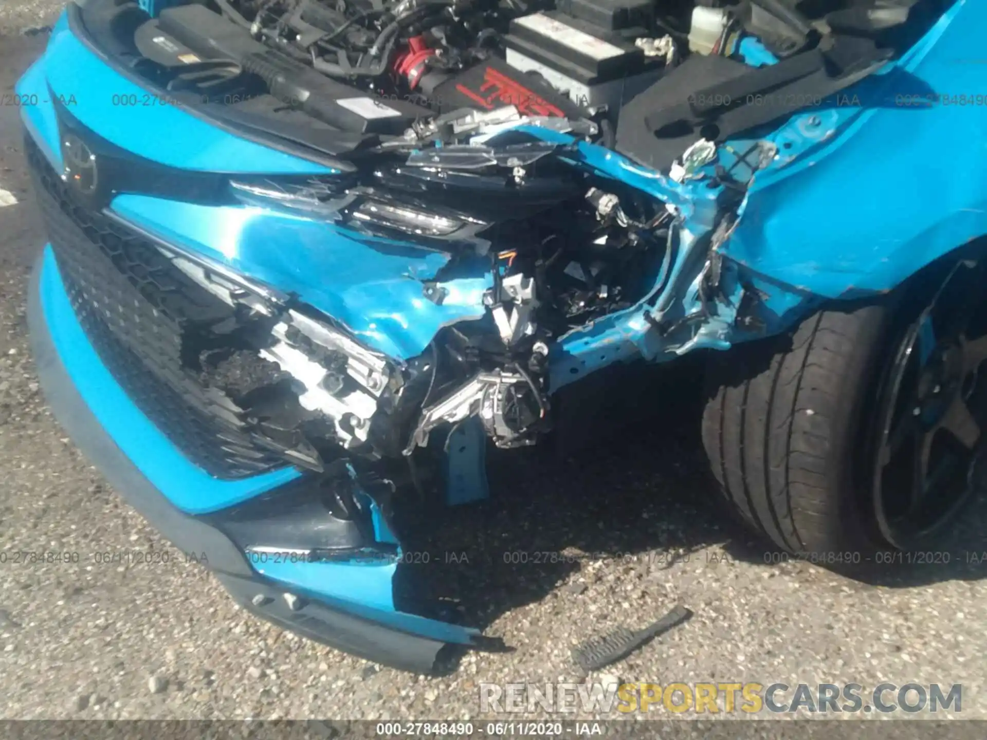 6 Photograph of a damaged car JTNK4RBE4K3012899 TOYOTA COROLLA HATCHBACK 2019