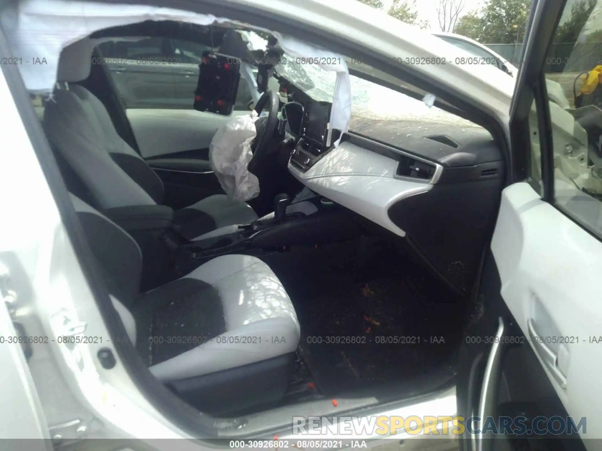 5 Photograph of a damaged car JTNK4RBE4K3016077 TOYOTA COROLLA HATCHBACK 2019