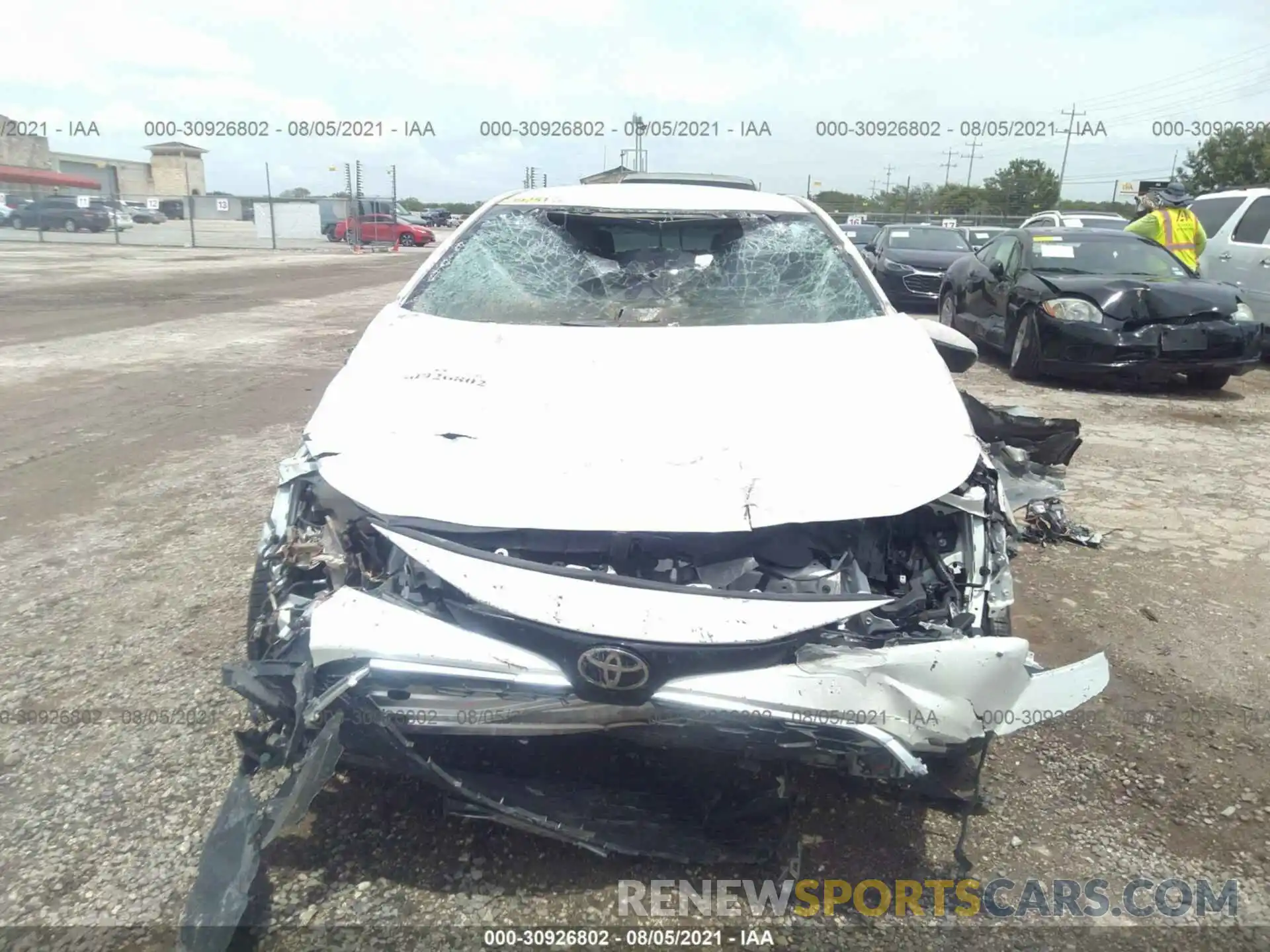 6 Photograph of a damaged car JTNK4RBE4K3016077 TOYOTA COROLLA HATCHBACK 2019