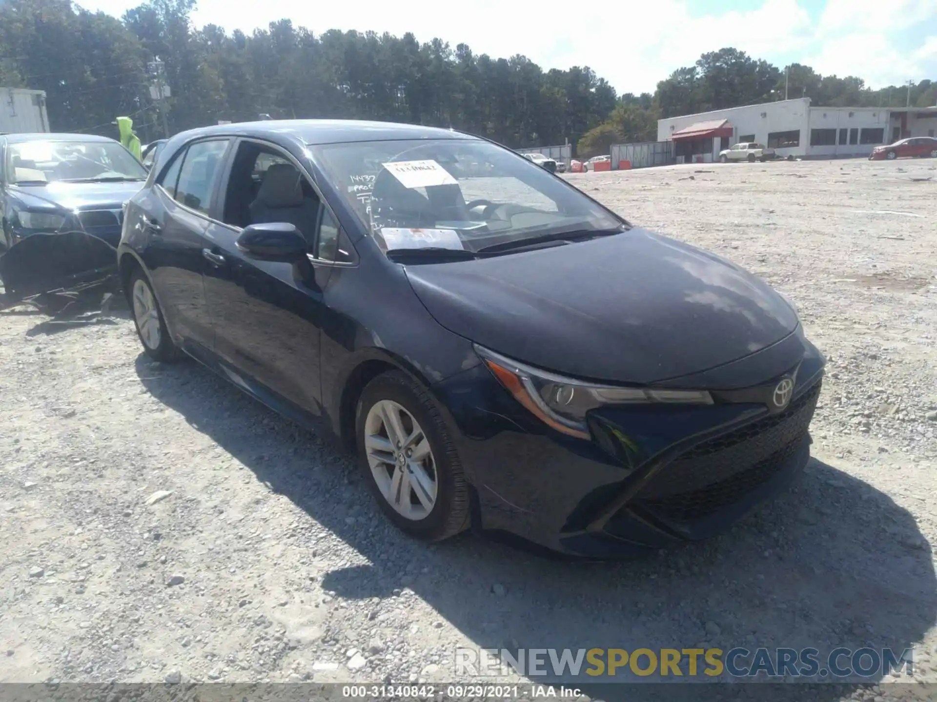 1 Photograph of a damaged car JTNK4RBE4K3031100 TOYOTA COROLLA HATCHBACK 2019