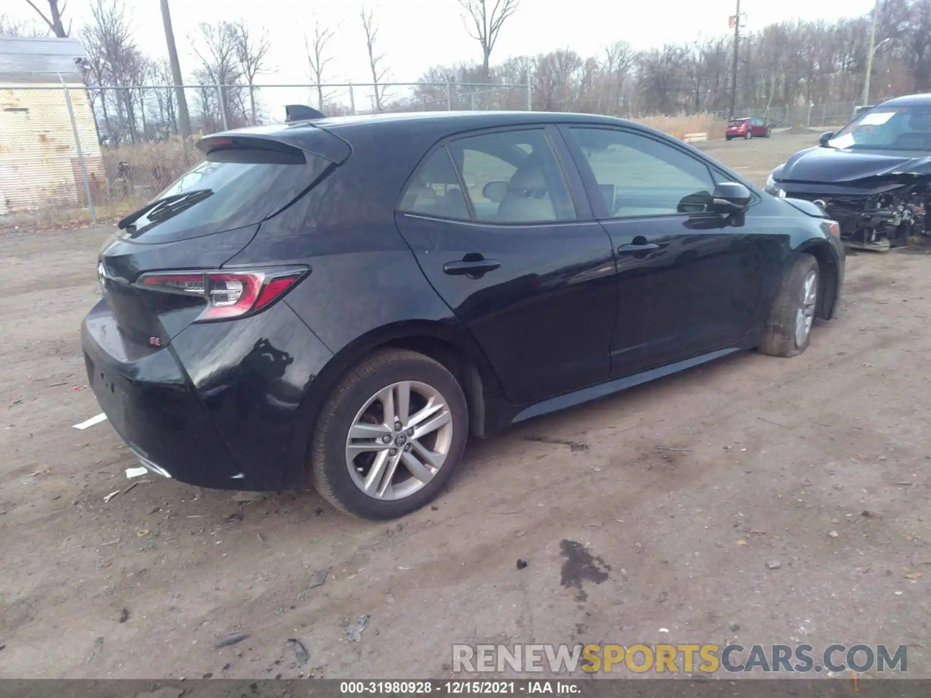 4 Photograph of a damaged car JTNK4RBE4K3035633 TOYOTA COROLLA HATCHBACK 2019