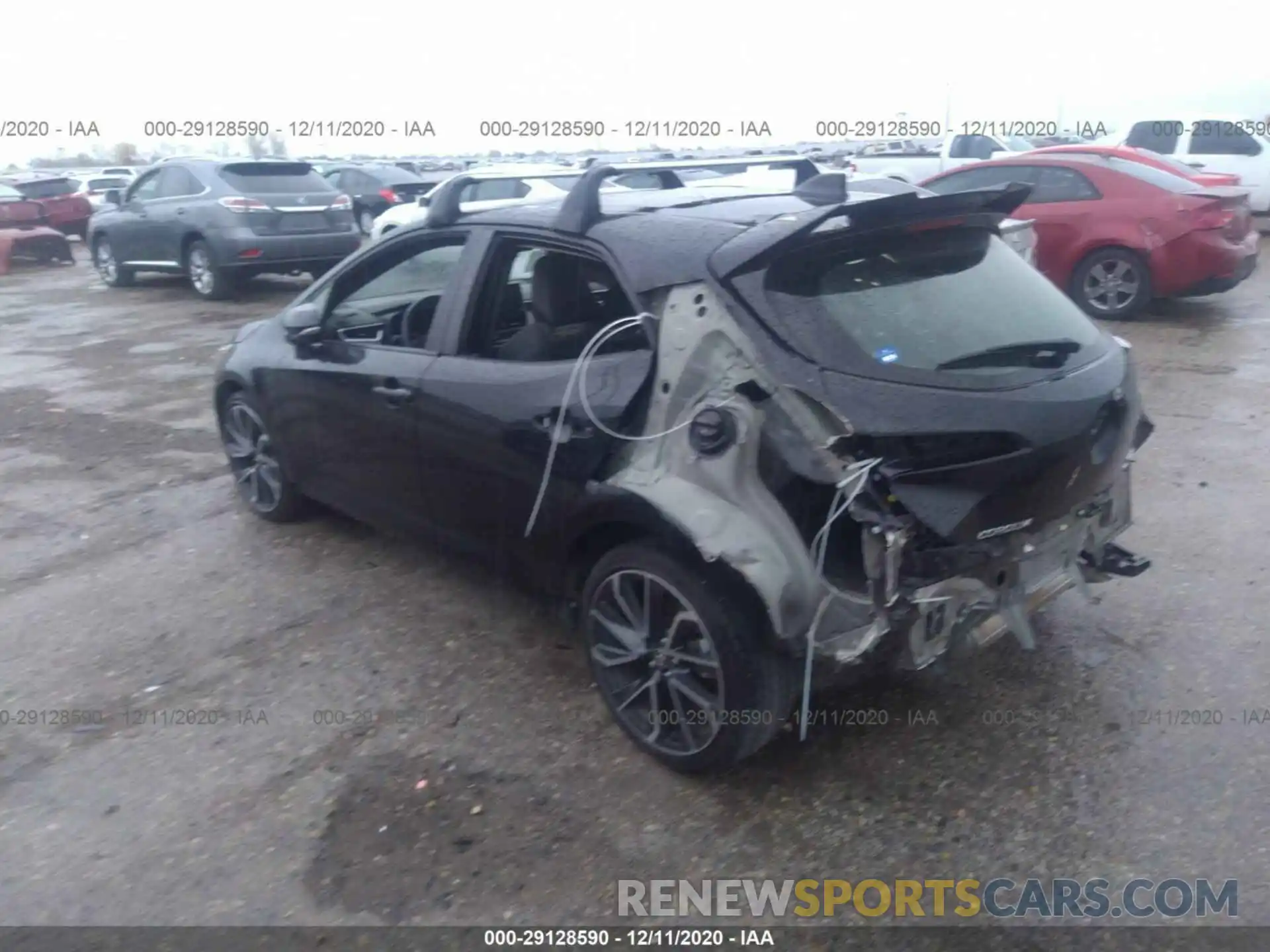 3 Photograph of a damaged car JTNK4RBE4K3040685 TOYOTA COROLLA HATCHBACK 2019