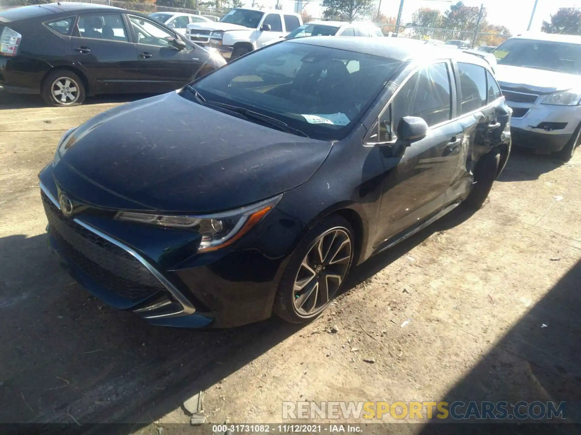 2 Photograph of a damaged car JTNK4RBE4K3047748 TOYOTA COROLLA HATCHBACK 2019