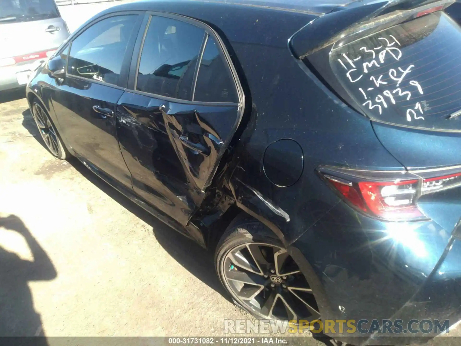 6 Photograph of a damaged car JTNK4RBE4K3047748 TOYOTA COROLLA HATCHBACK 2019