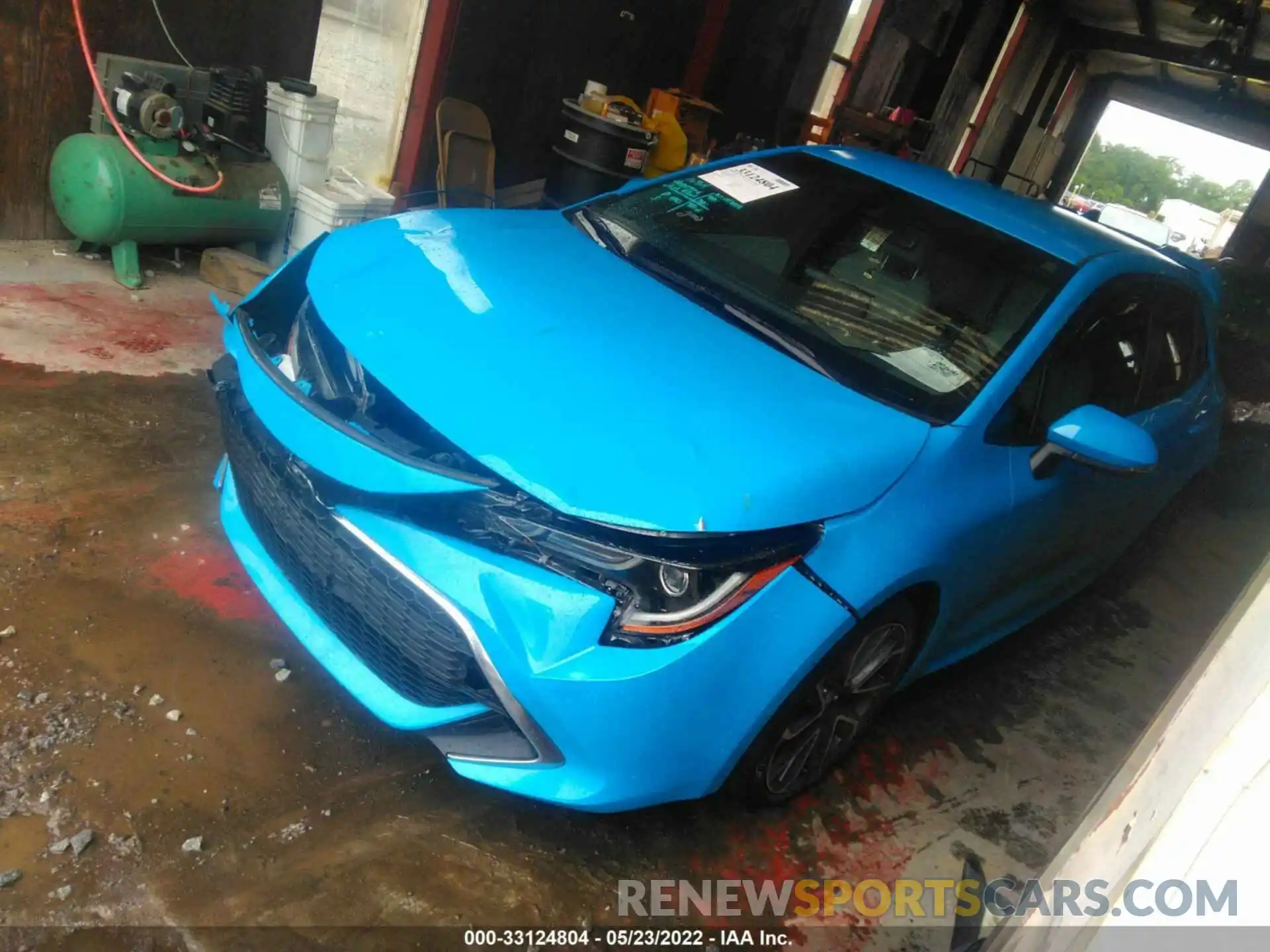 2 Photograph of a damaged car JTNK4RBE4K3061388 TOYOTA COROLLA HATCHBACK 2019