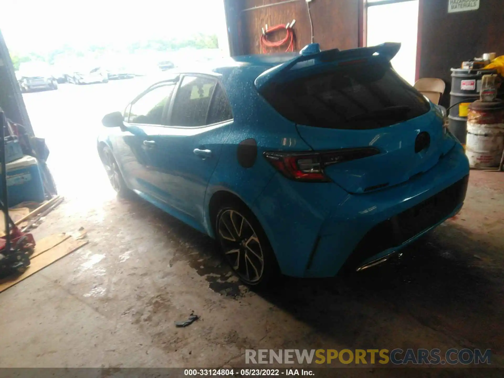 3 Photograph of a damaged car JTNK4RBE4K3061388 TOYOTA COROLLA HATCHBACK 2019