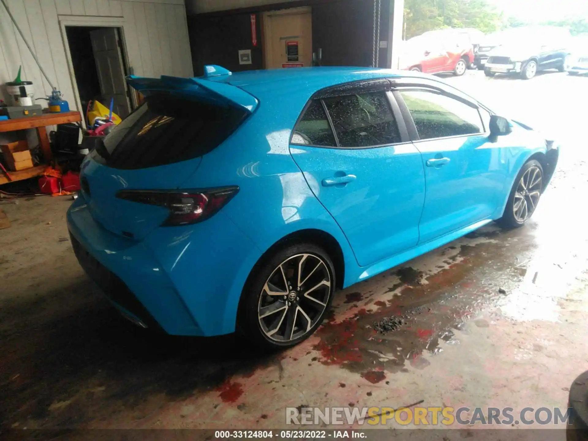 4 Photograph of a damaged car JTNK4RBE4K3061388 TOYOTA COROLLA HATCHBACK 2019