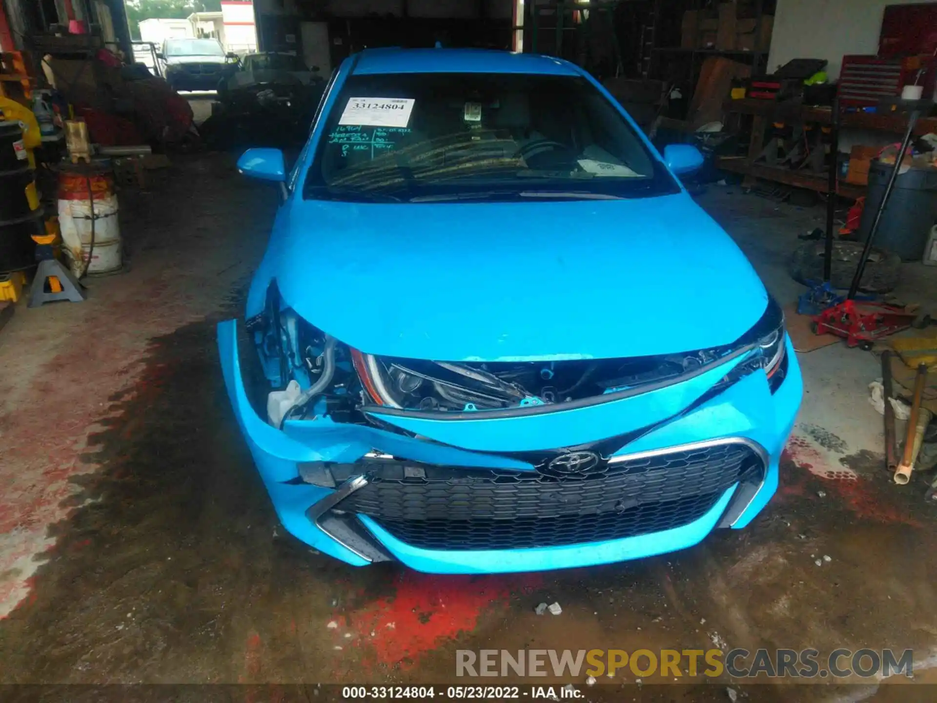 6 Photograph of a damaged car JTNK4RBE4K3061388 TOYOTA COROLLA HATCHBACK 2019