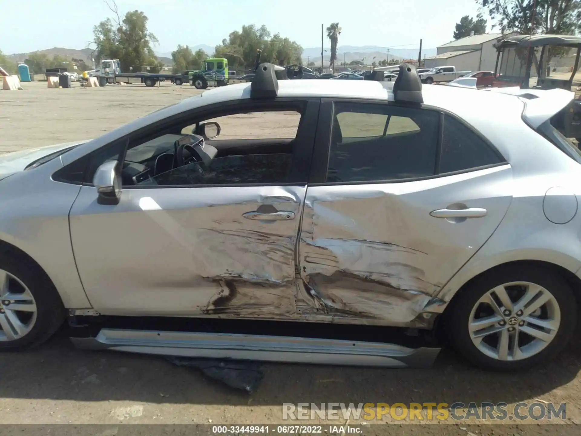 6 Photograph of a damaged car JTNK4RBE4K3061536 TOYOTA COROLLA HATCHBACK 2019