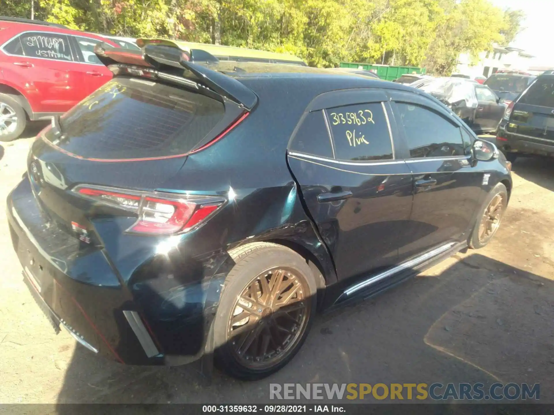 6 Photograph of a damaged car JTNK4RBE4K3063688 TOYOTA COROLLA HATCHBACK 2019