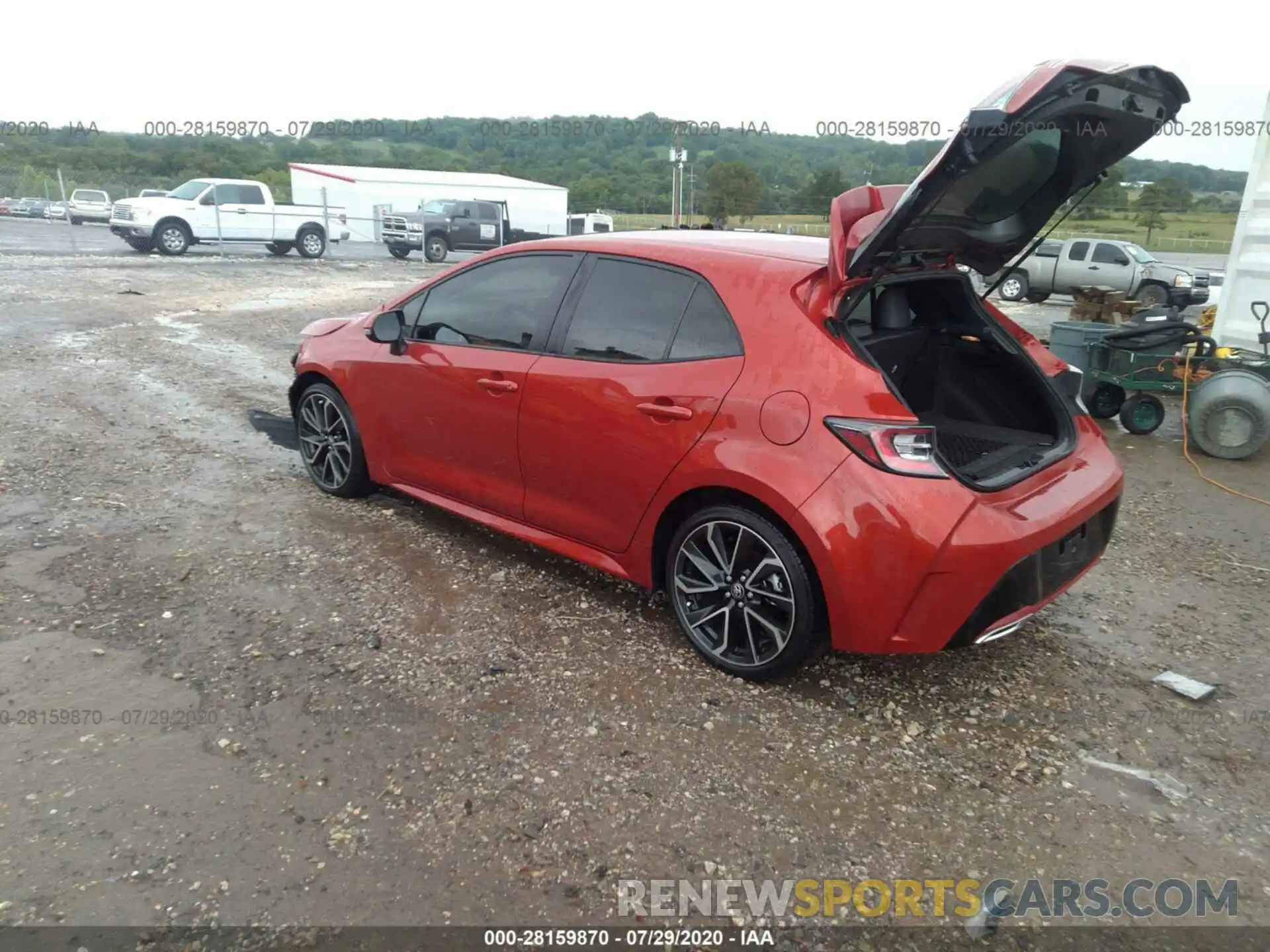 3 Photograph of a damaged car JTNK4RBE4K3069507 TOYOTA COROLLA HATCHBACK 2019