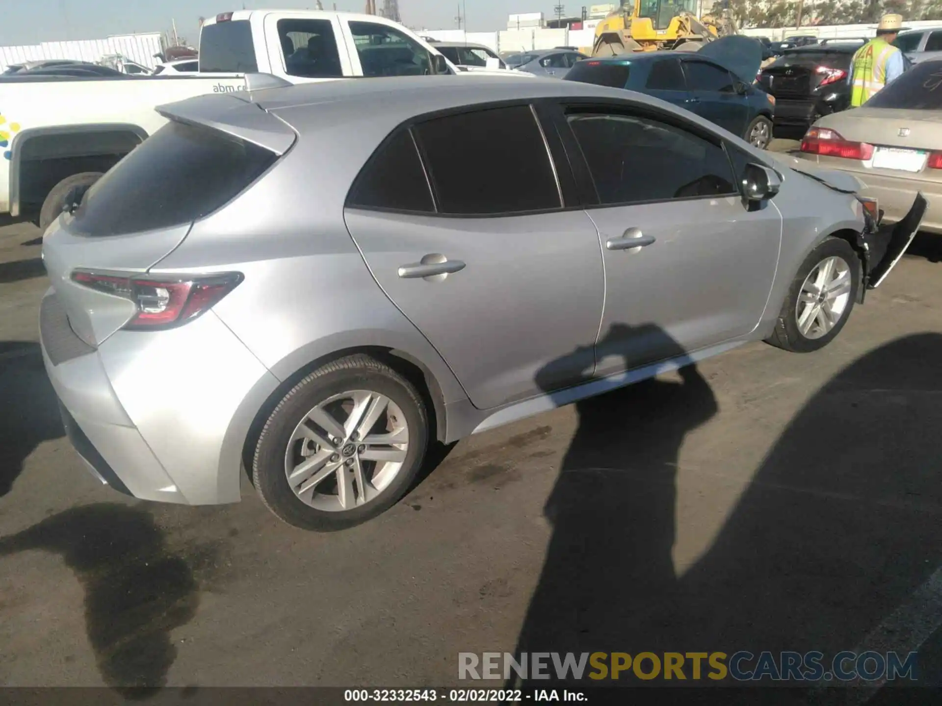 4 Photograph of a damaged car JTNK4RBE4K3070706 TOYOTA COROLLA HATCHBACK 2019