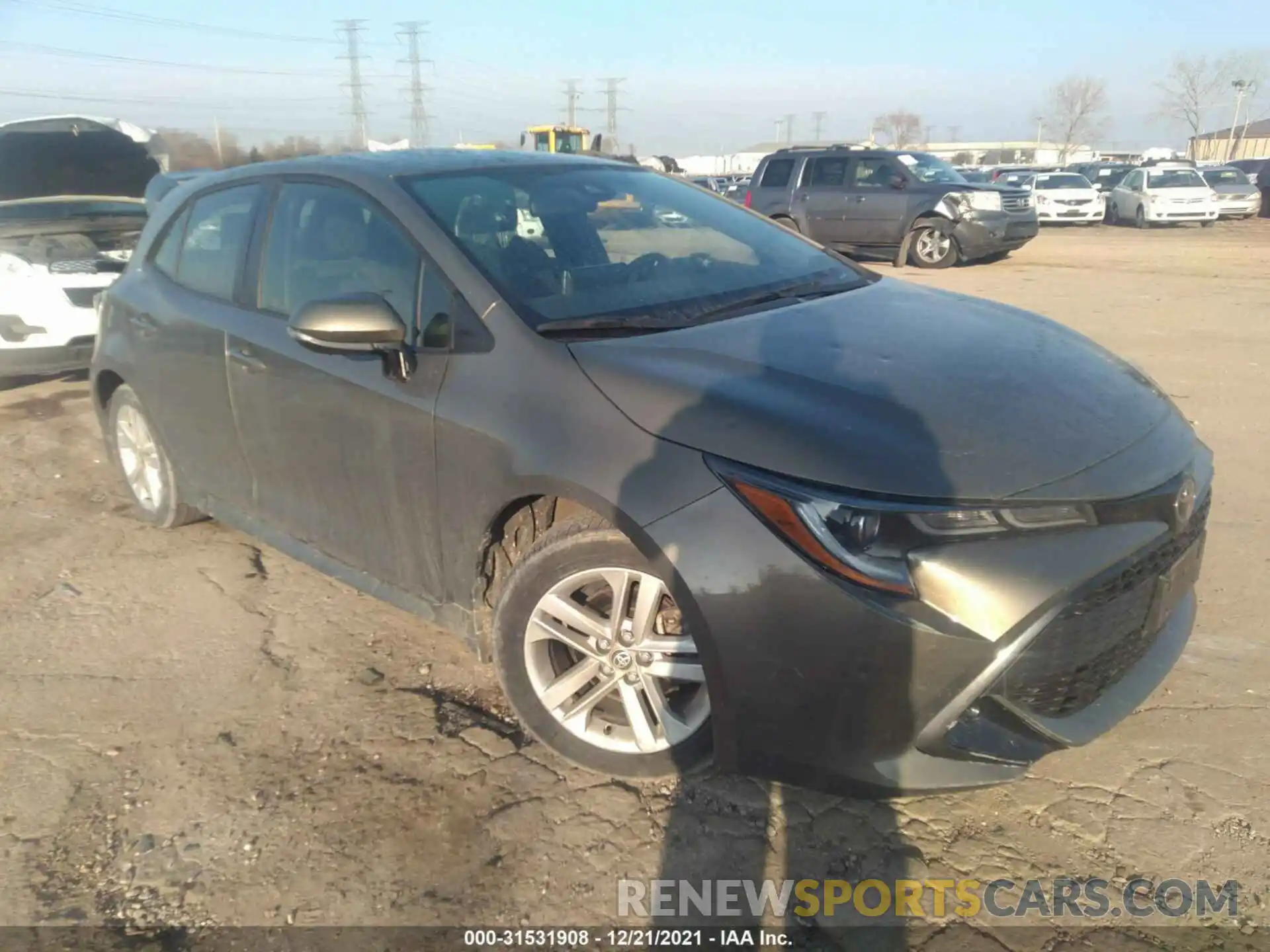 1 Photograph of a damaged car JTNK4RBE5K3000938 TOYOTA COROLLA HATCHBACK 2019