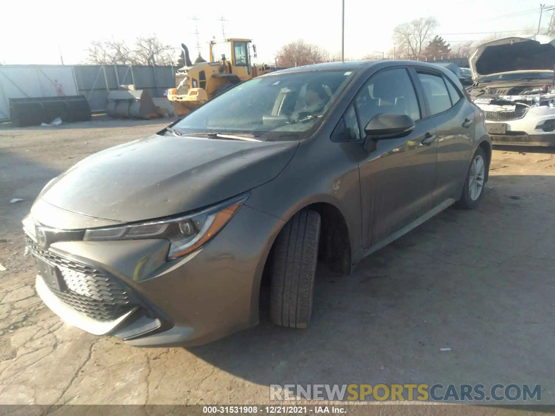 2 Photograph of a damaged car JTNK4RBE5K3000938 TOYOTA COROLLA HATCHBACK 2019