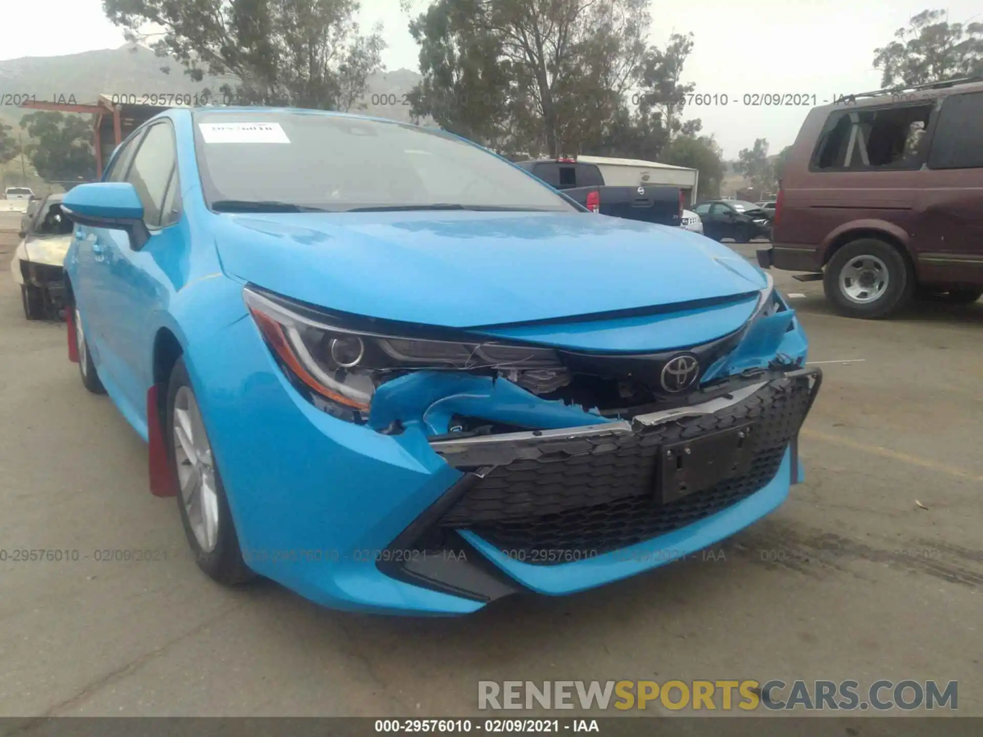 6 Photograph of a damaged car JTNK4RBE5K3001507 TOYOTA COROLLA HATCHBACK 2019