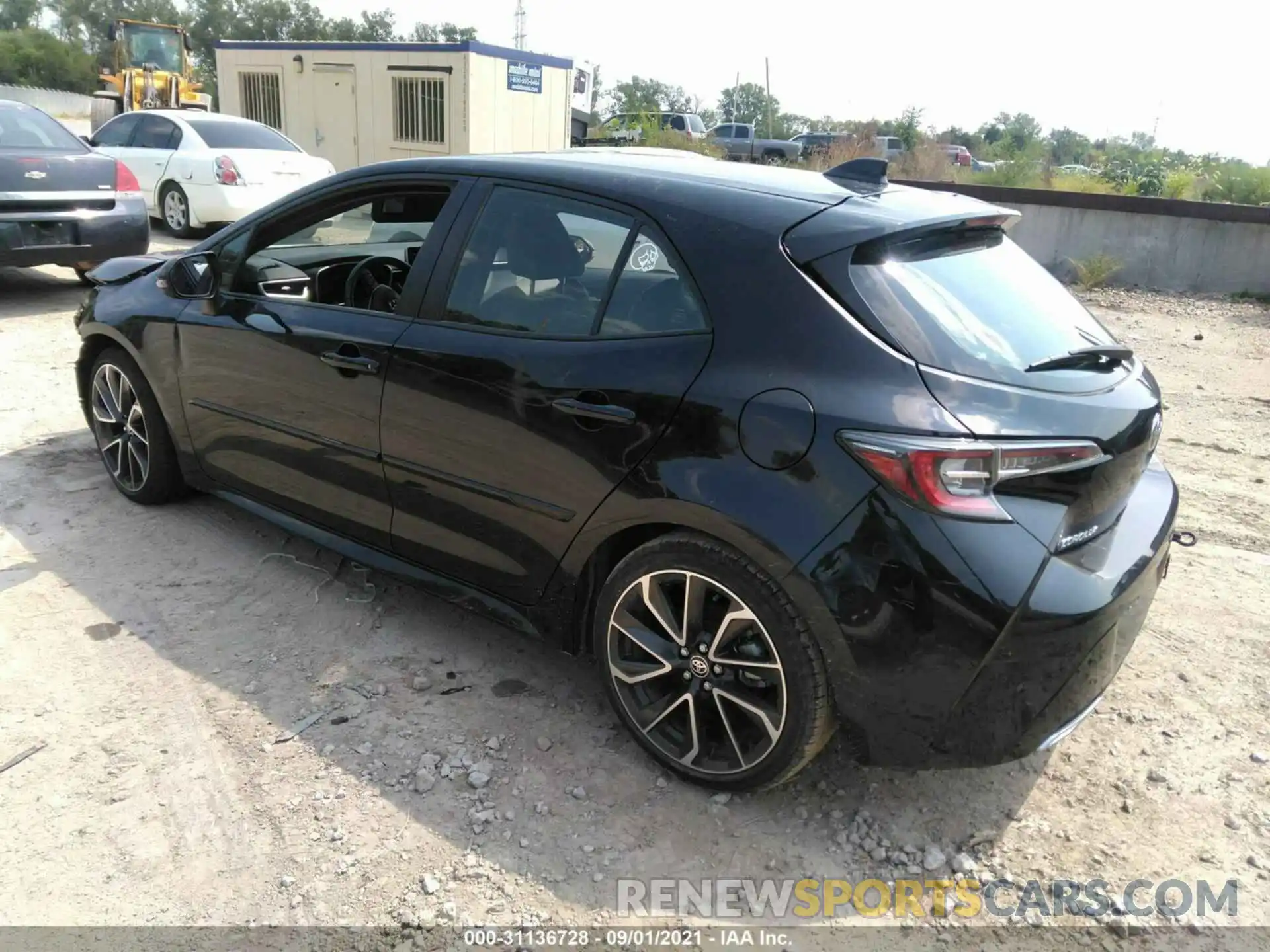 3 Photograph of a damaged car JTNK4RBE5K3001541 TOYOTA COROLLA HATCHBACK 2019