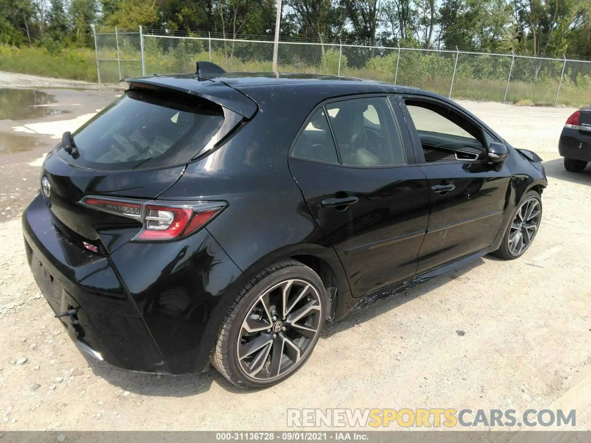 4 Photograph of a damaged car JTNK4RBE5K3001541 TOYOTA COROLLA HATCHBACK 2019