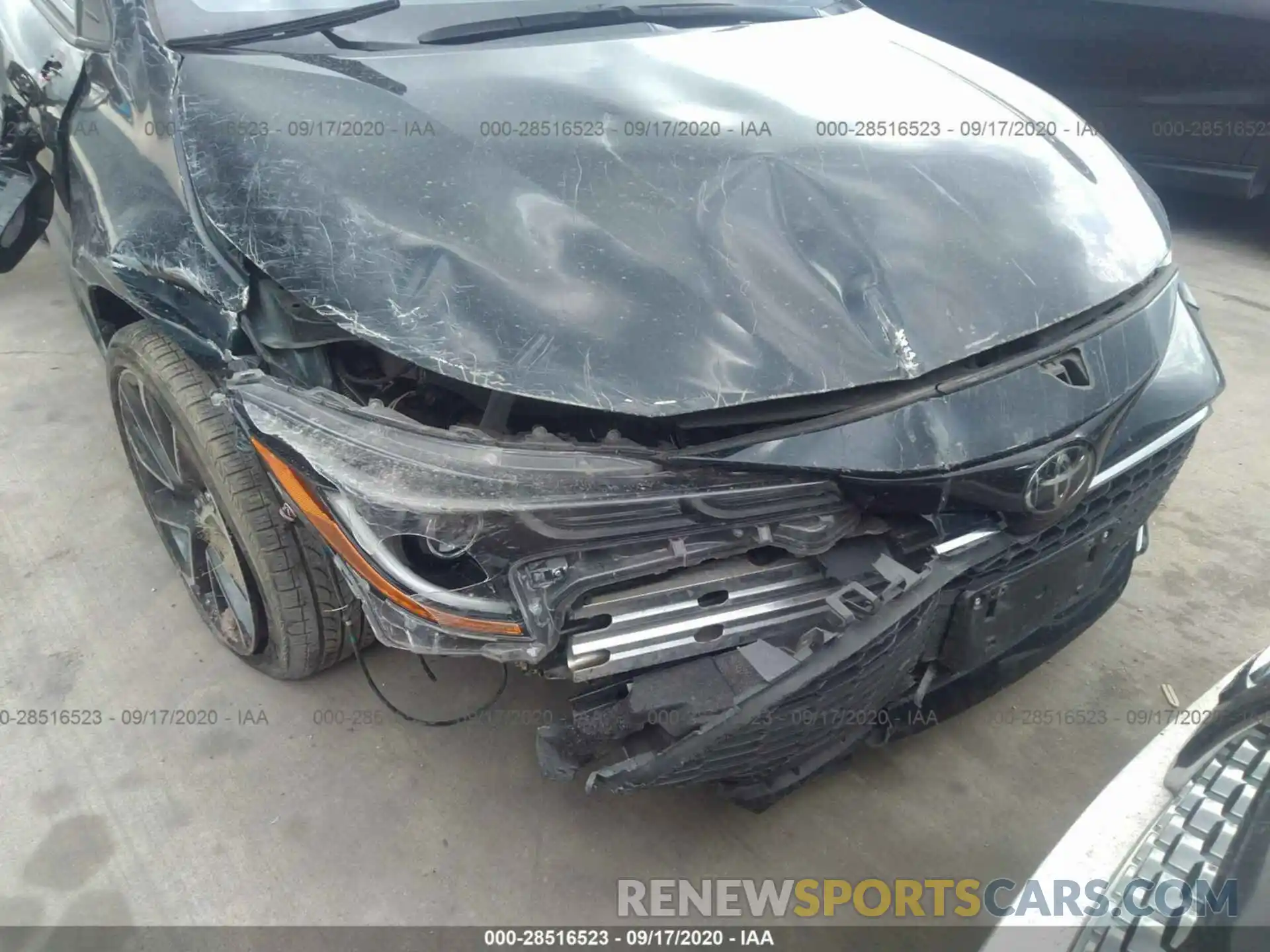 6 Photograph of a damaged car JTNK4RBE5K3003743 TOYOTA COROLLA HATCHBACK 2019