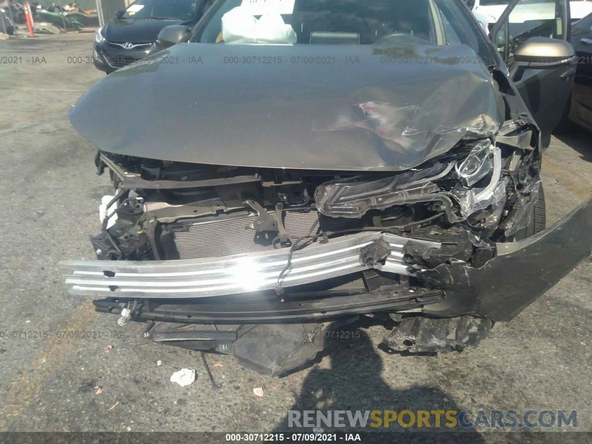 6 Photograph of a damaged car JTNK4RBE5K3004777 TOYOTA COROLLA HATCHBACK 2019