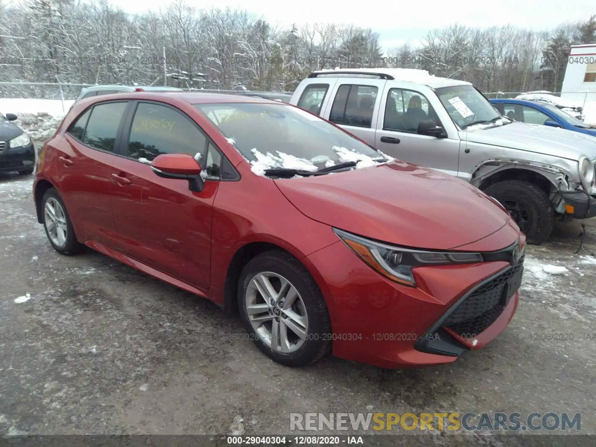 1 Photograph of a damaged car JTNK4RBE5K3009932 TOYOTA COROLLA HATCHBACK 2019