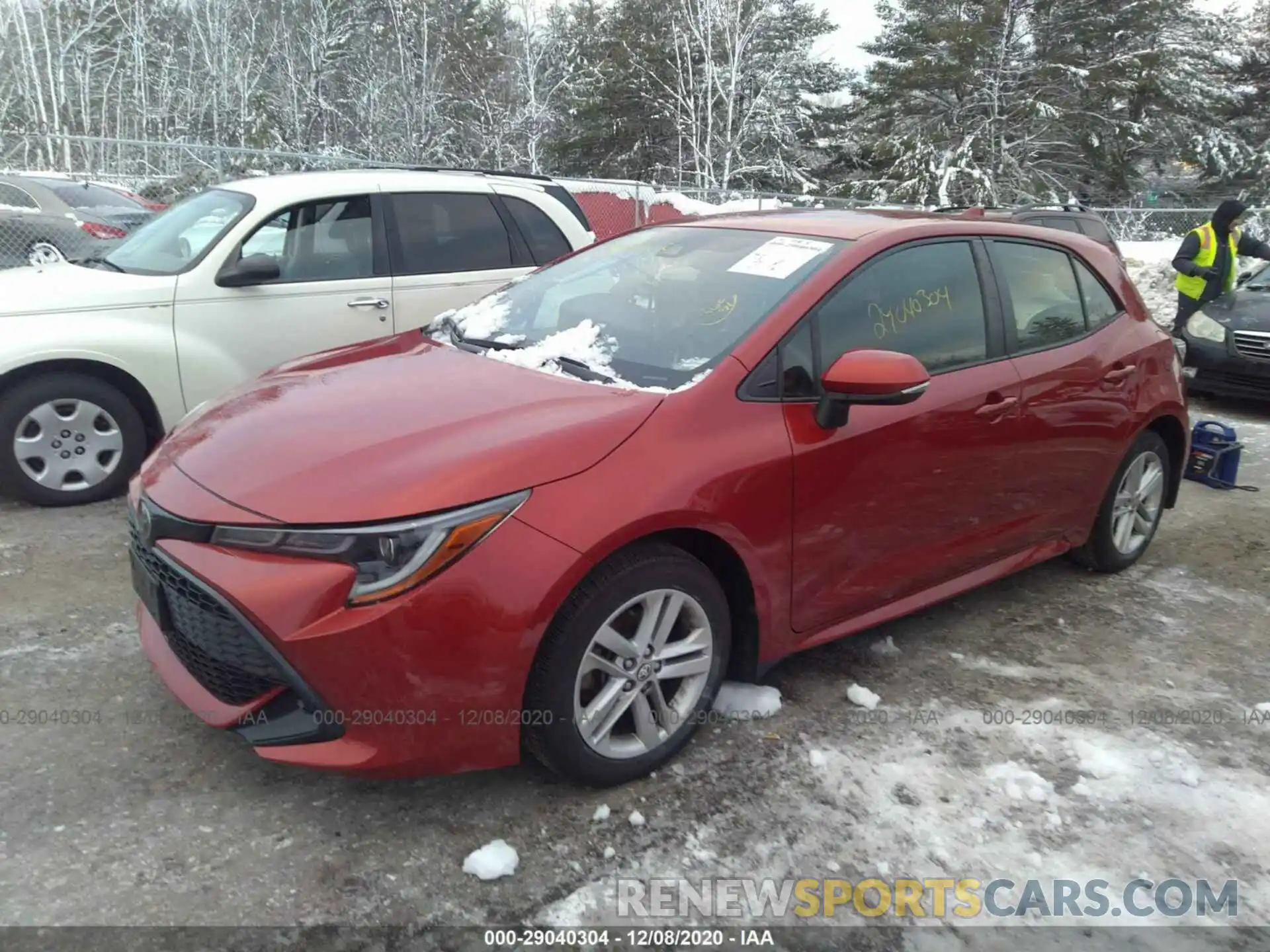 2 Photograph of a damaged car JTNK4RBE5K3009932 TOYOTA COROLLA HATCHBACK 2019