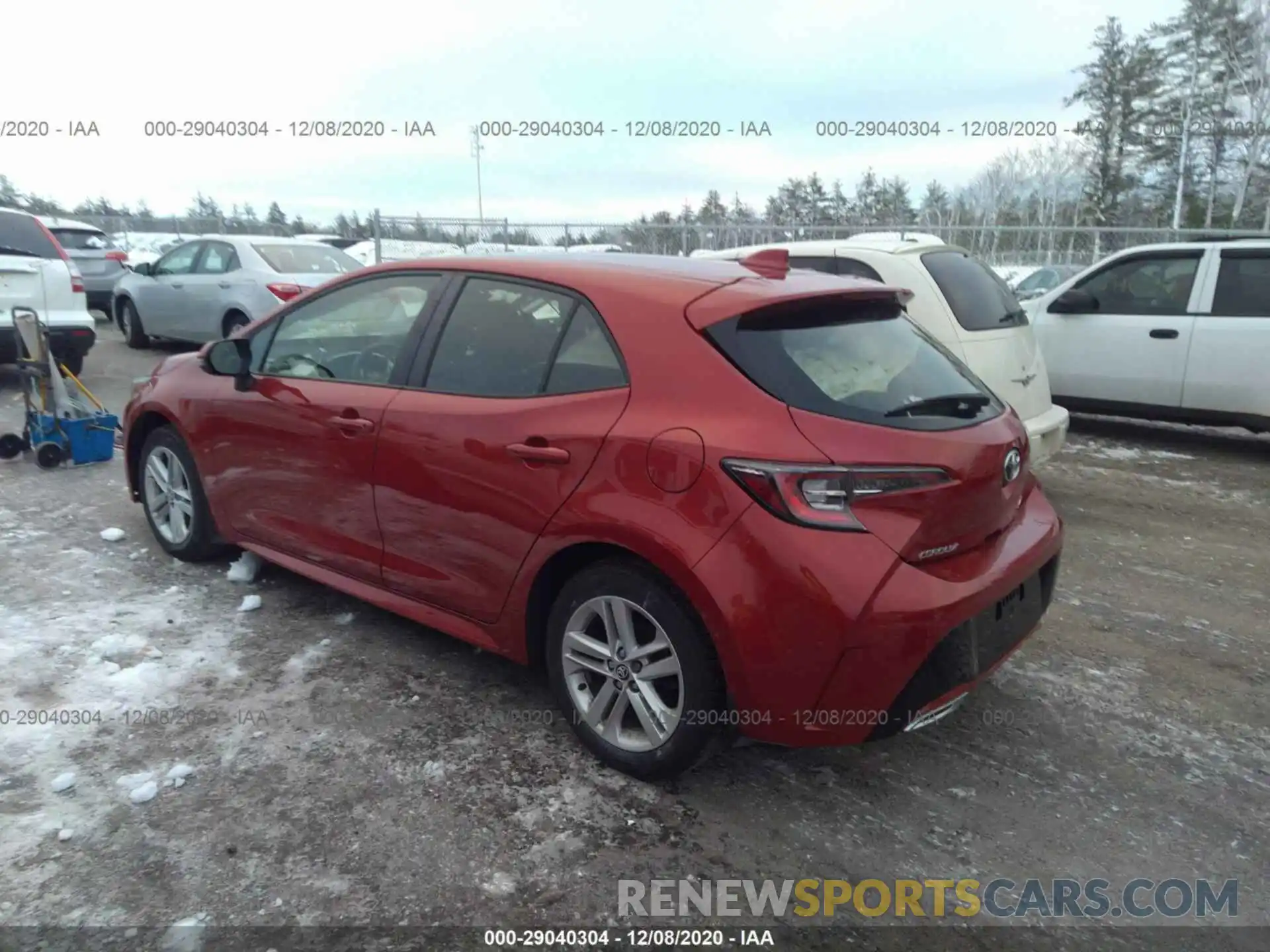 3 Photograph of a damaged car JTNK4RBE5K3009932 TOYOTA COROLLA HATCHBACK 2019