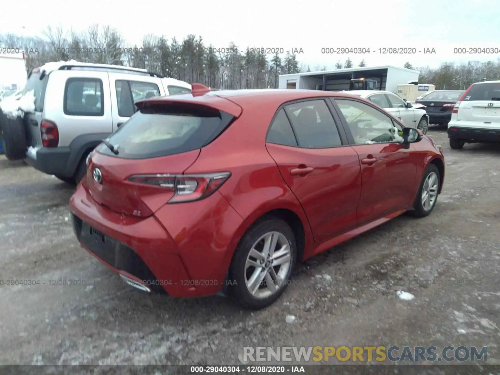 4 Photograph of a damaged car JTNK4RBE5K3009932 TOYOTA COROLLA HATCHBACK 2019