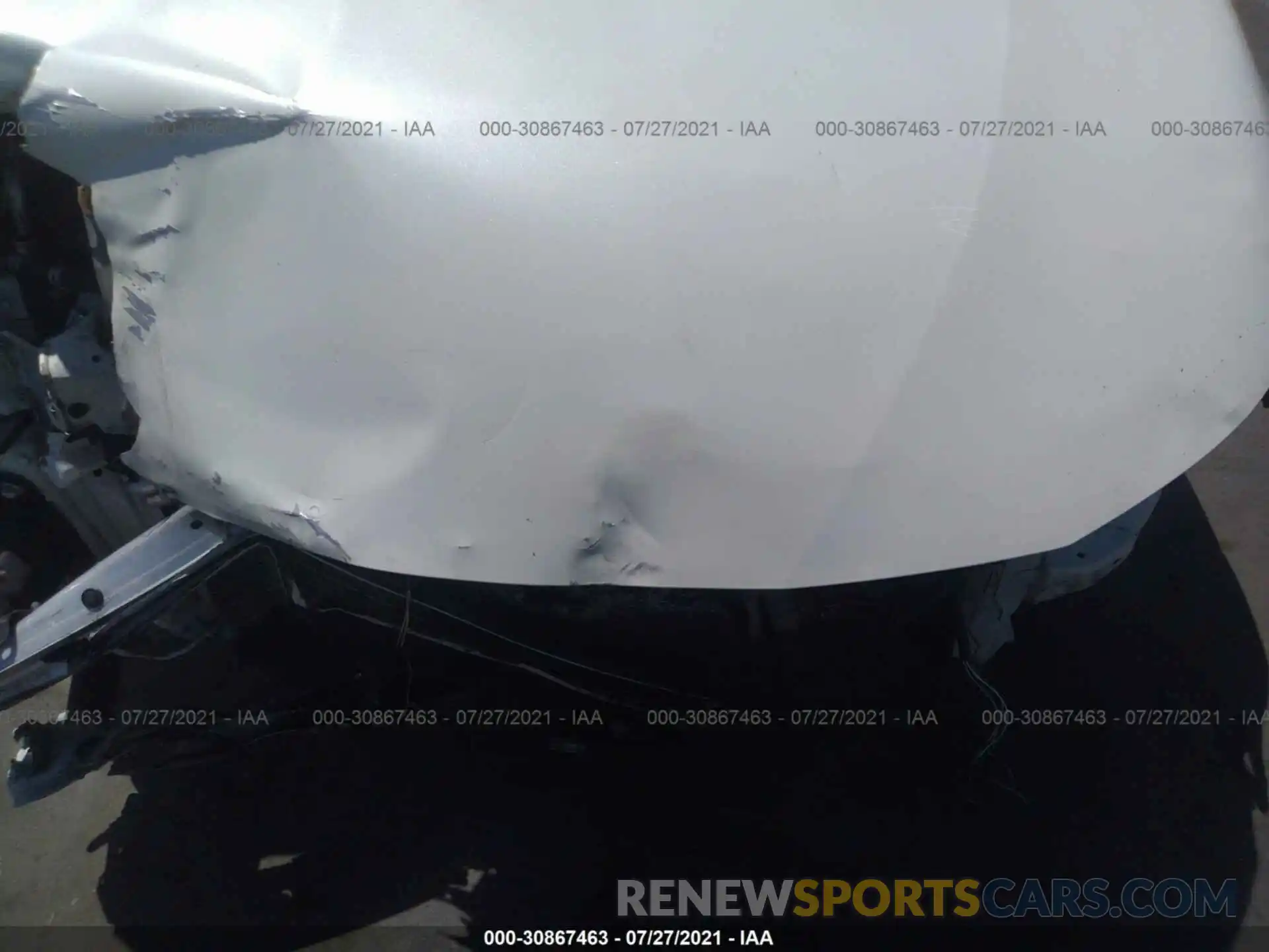 10 Photograph of a damaged car JTNK4RBE5K3010675 TOYOTA COROLLA HATCHBACK 2019