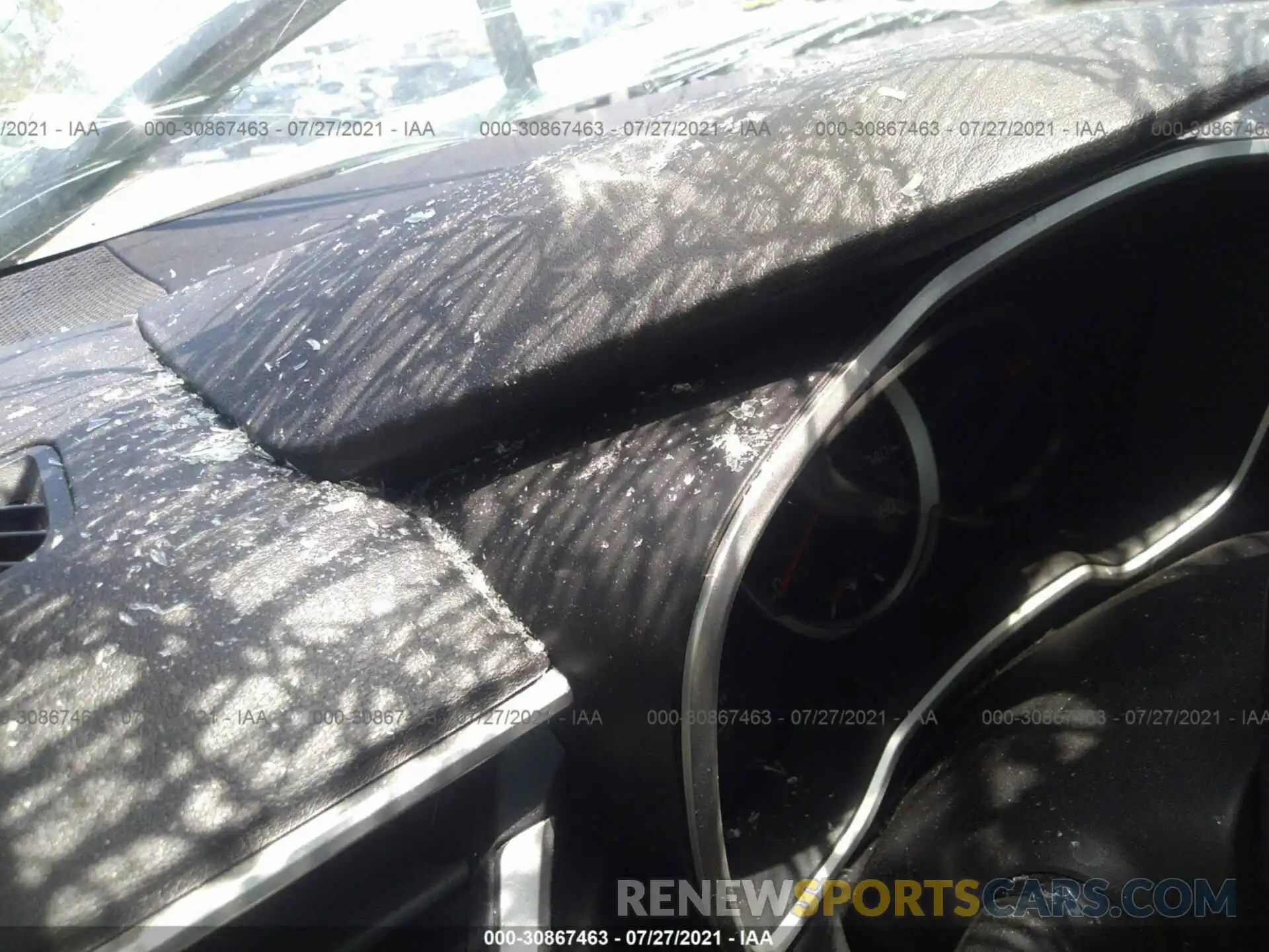 7 Photograph of a damaged car JTNK4RBE5K3010675 TOYOTA COROLLA HATCHBACK 2019