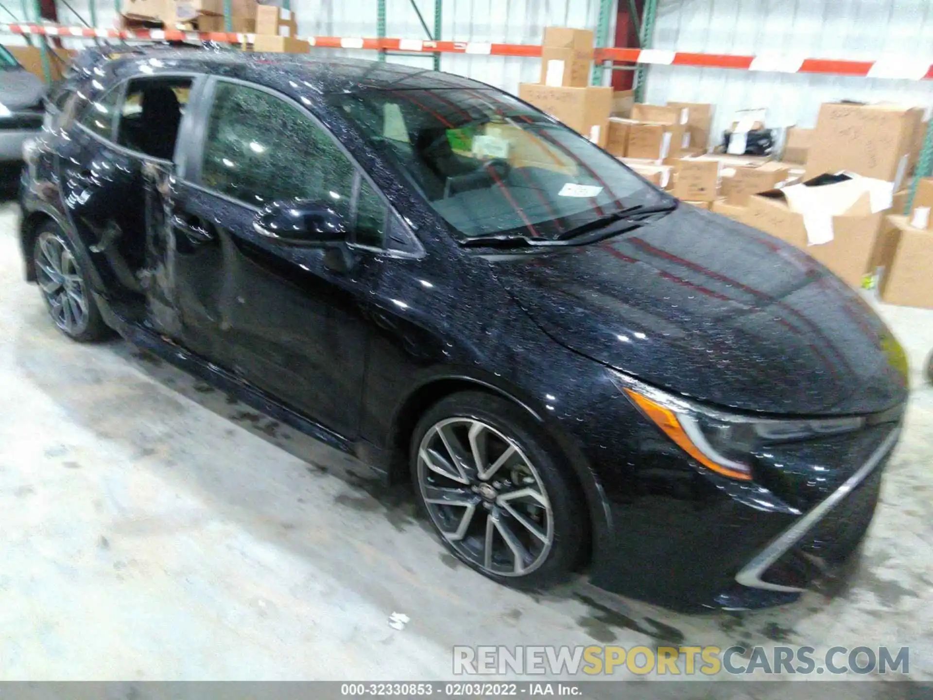 1 Photograph of a damaged car JTNK4RBE5K3012720 TOYOTA COROLLA HATCHBACK 2019