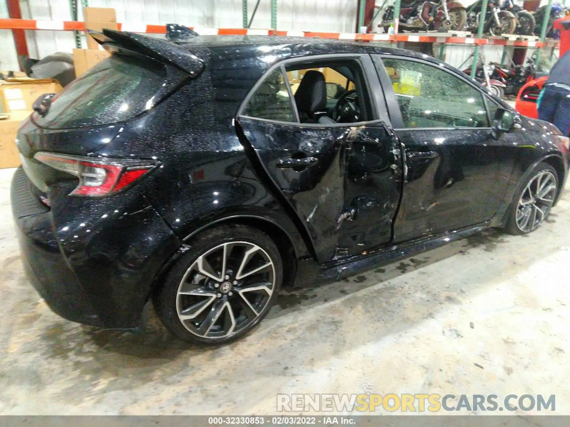 4 Photograph of a damaged car JTNK4RBE5K3012720 TOYOTA COROLLA HATCHBACK 2019