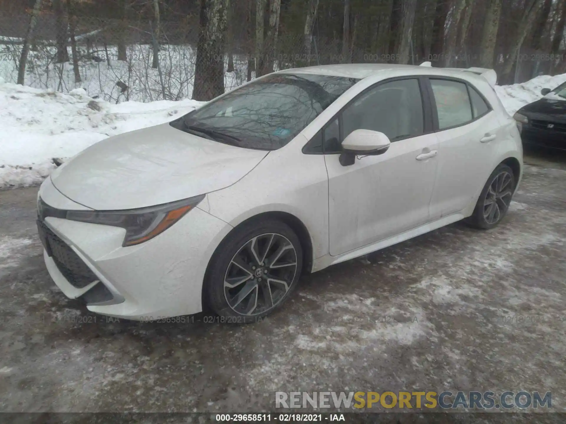 2 Photograph of a damaged car JTNK4RBE5K3025936 TOYOTA COROLLA HATCHBACK 2019