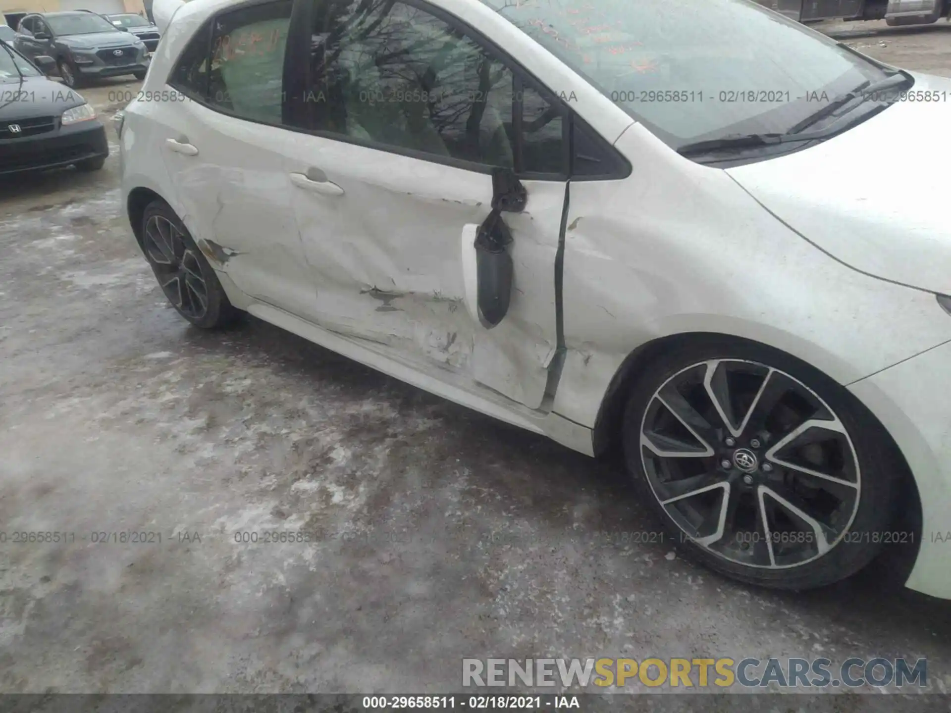 6 Photograph of a damaged car JTNK4RBE5K3025936 TOYOTA COROLLA HATCHBACK 2019