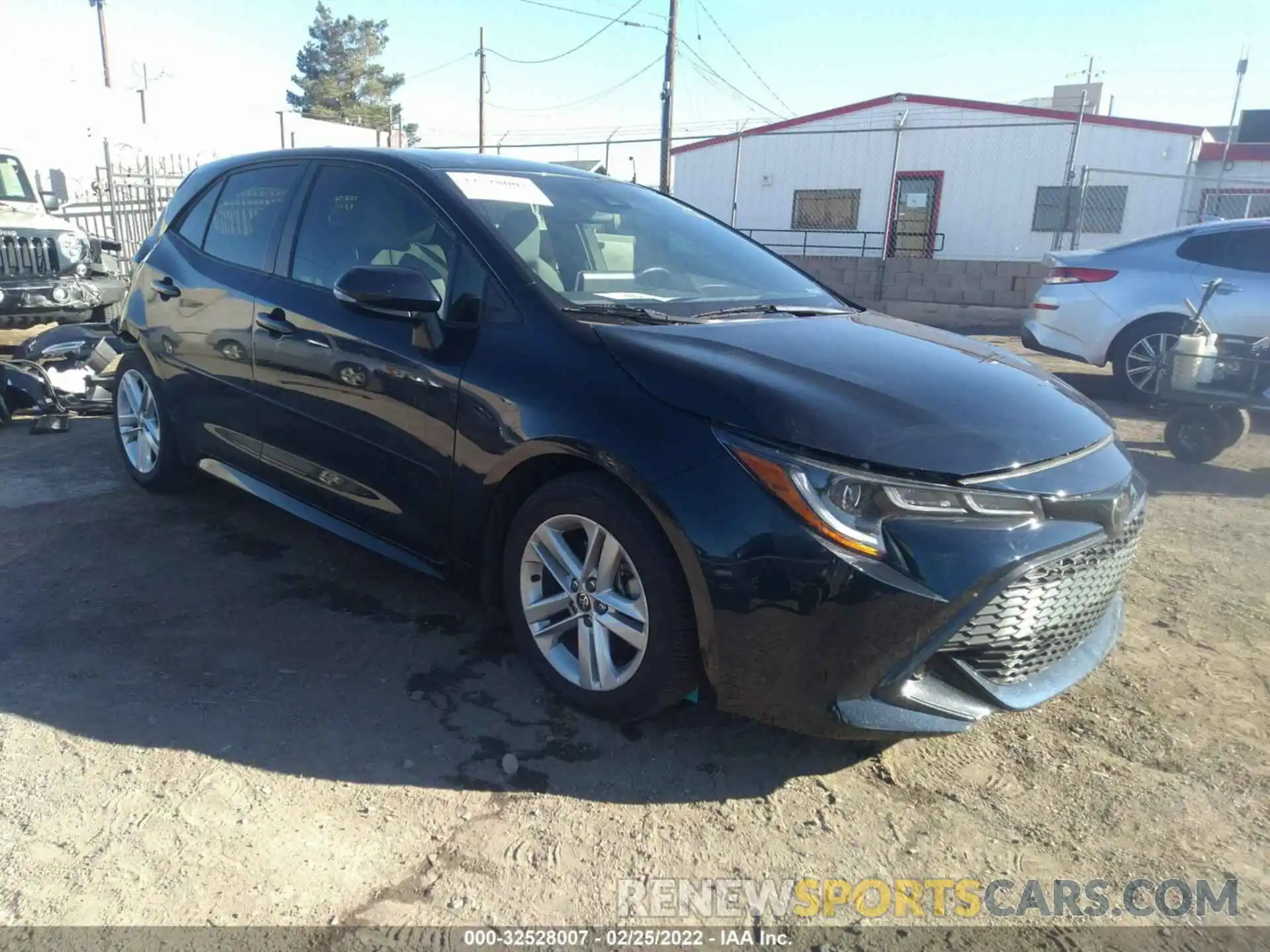 1 Photograph of a damaged car JTNK4RBE5K3032661 TOYOTA COROLLA HATCHBACK 2019