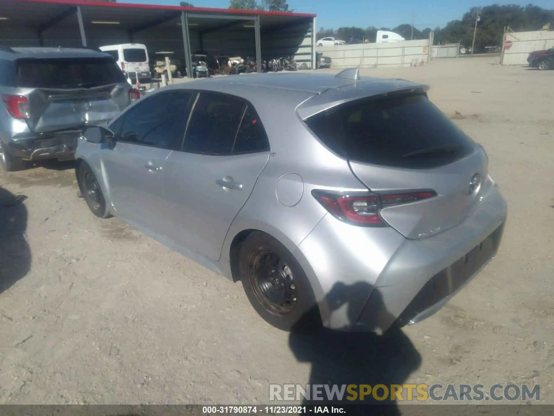 3 Photograph of a damaged car JTNK4RBE5K3034944 TOYOTA COROLLA HATCHBACK 2019