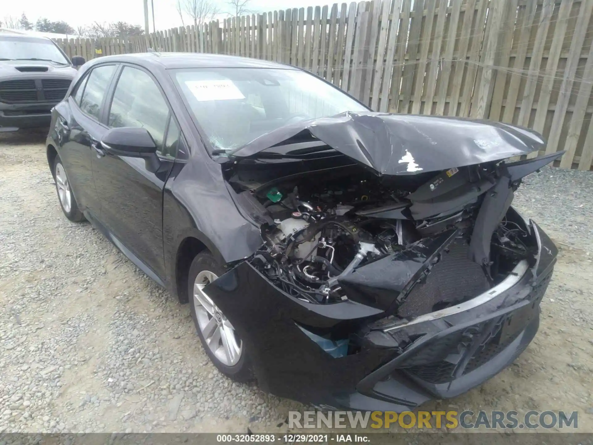 1 Photograph of a damaged car JTNK4RBE5K3037911 TOYOTA COROLLA HATCHBACK 2019