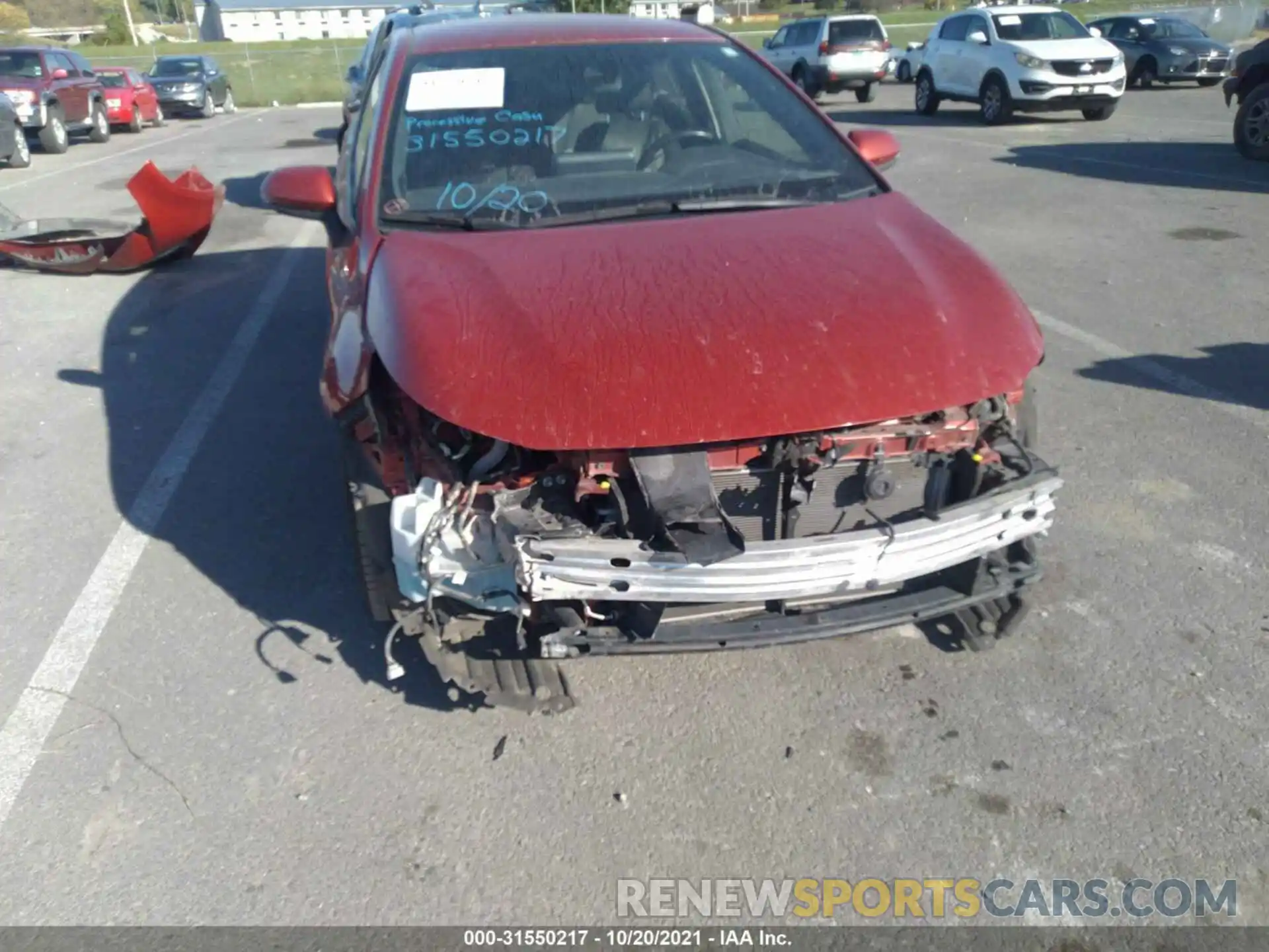 6 Photograph of a damaged car JTNK4RBE5K3038816 TOYOTA COROLLA HATCHBACK 2019