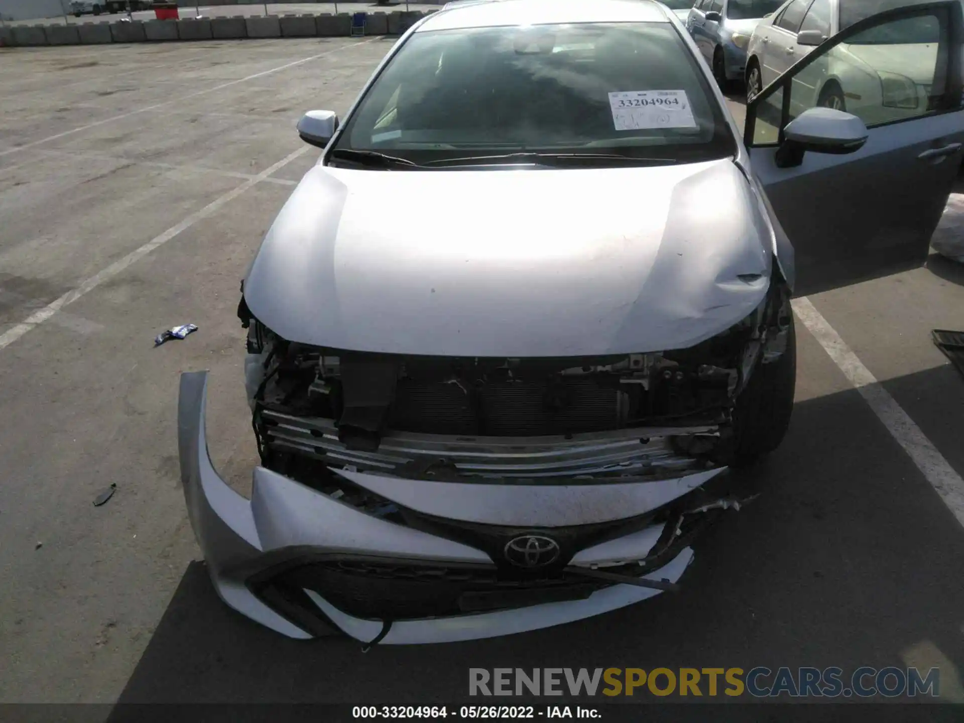 6 Photograph of a damaged car JTNK4RBE5K3040744 TOYOTA COROLLA HATCHBACK 2019